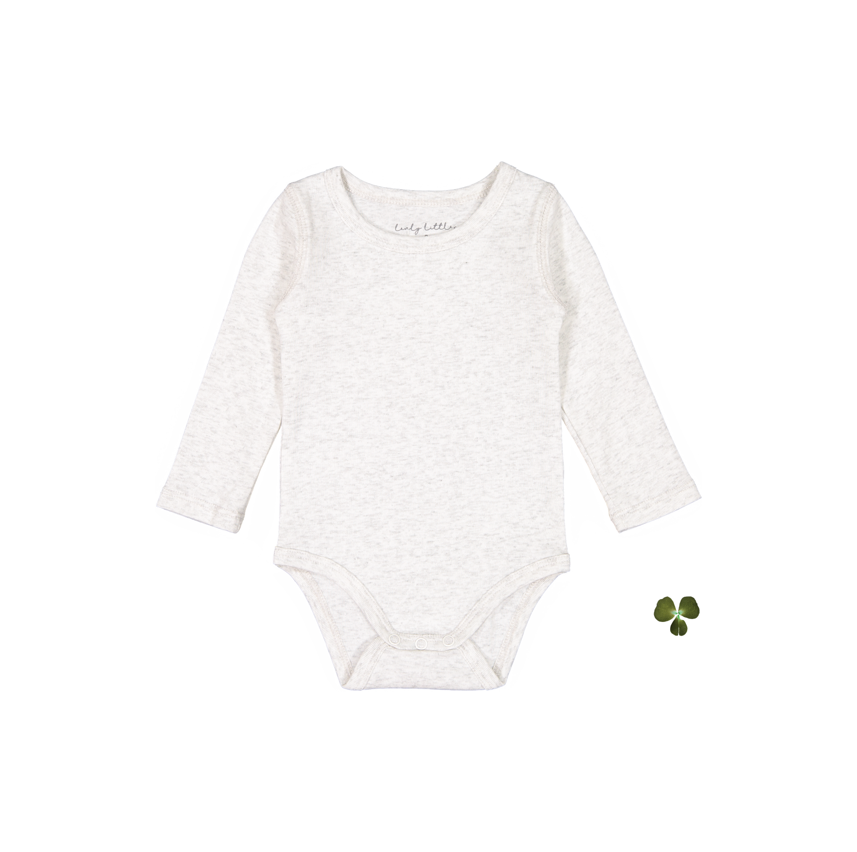 The Long Sleeve Onesie - Oatmeal Long Sleeve Onesie Lovely Littles