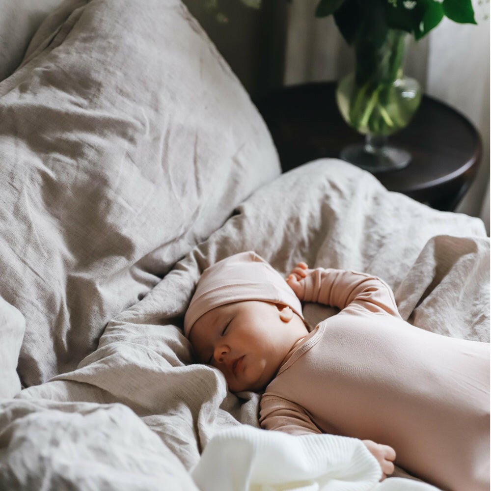 The Romper - Blush Back Snap Romper Lovely Littles