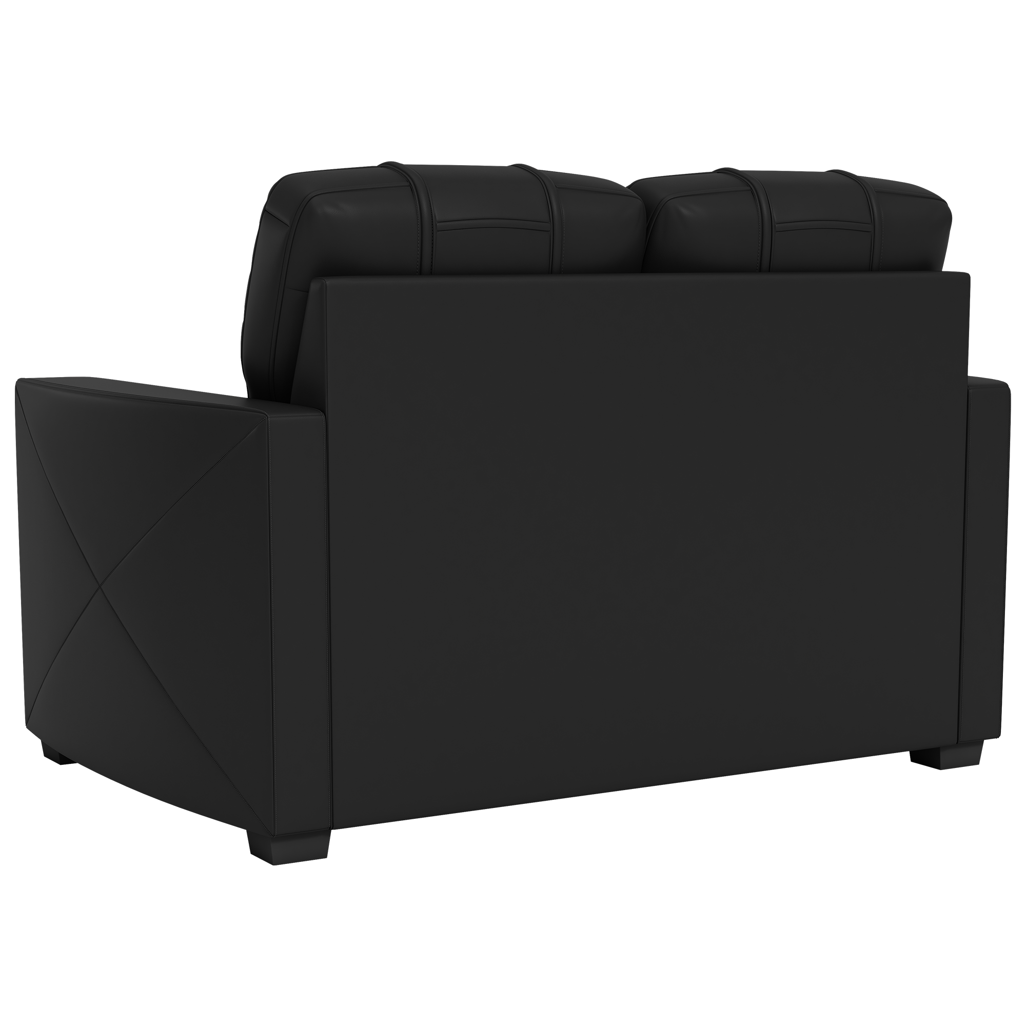 Silver Loveseat with Memphis Tigers Primary Logo