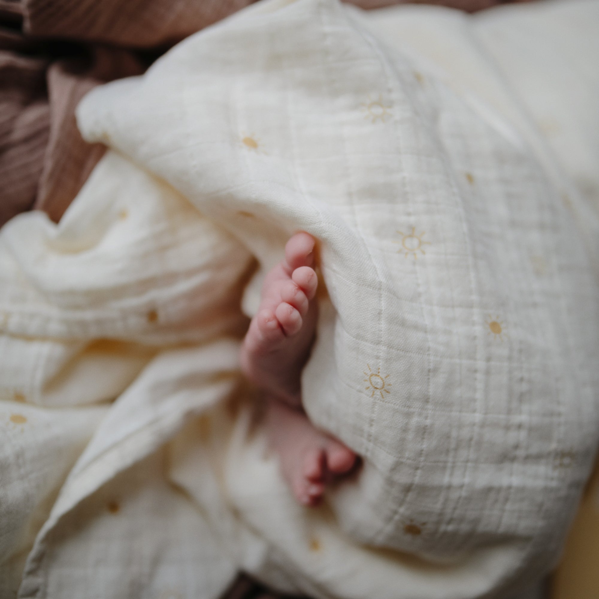 Organic Cotton Muslin Swaddle Blanket Swaddle Mushie
