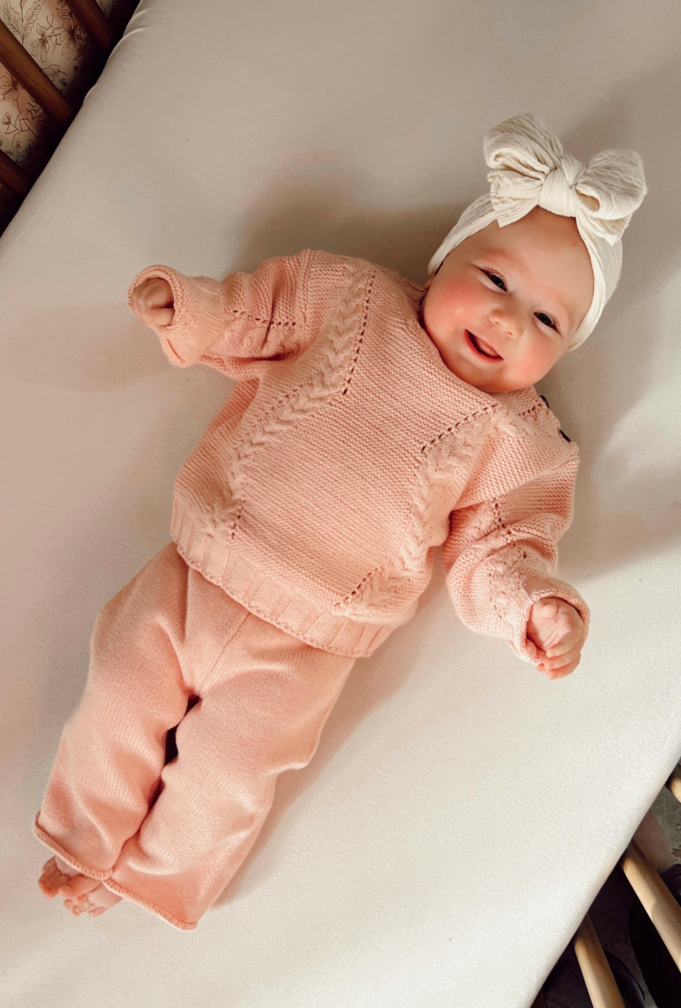 Luna + Luca Chunky Knit Sweater - Pink Luna + Luca