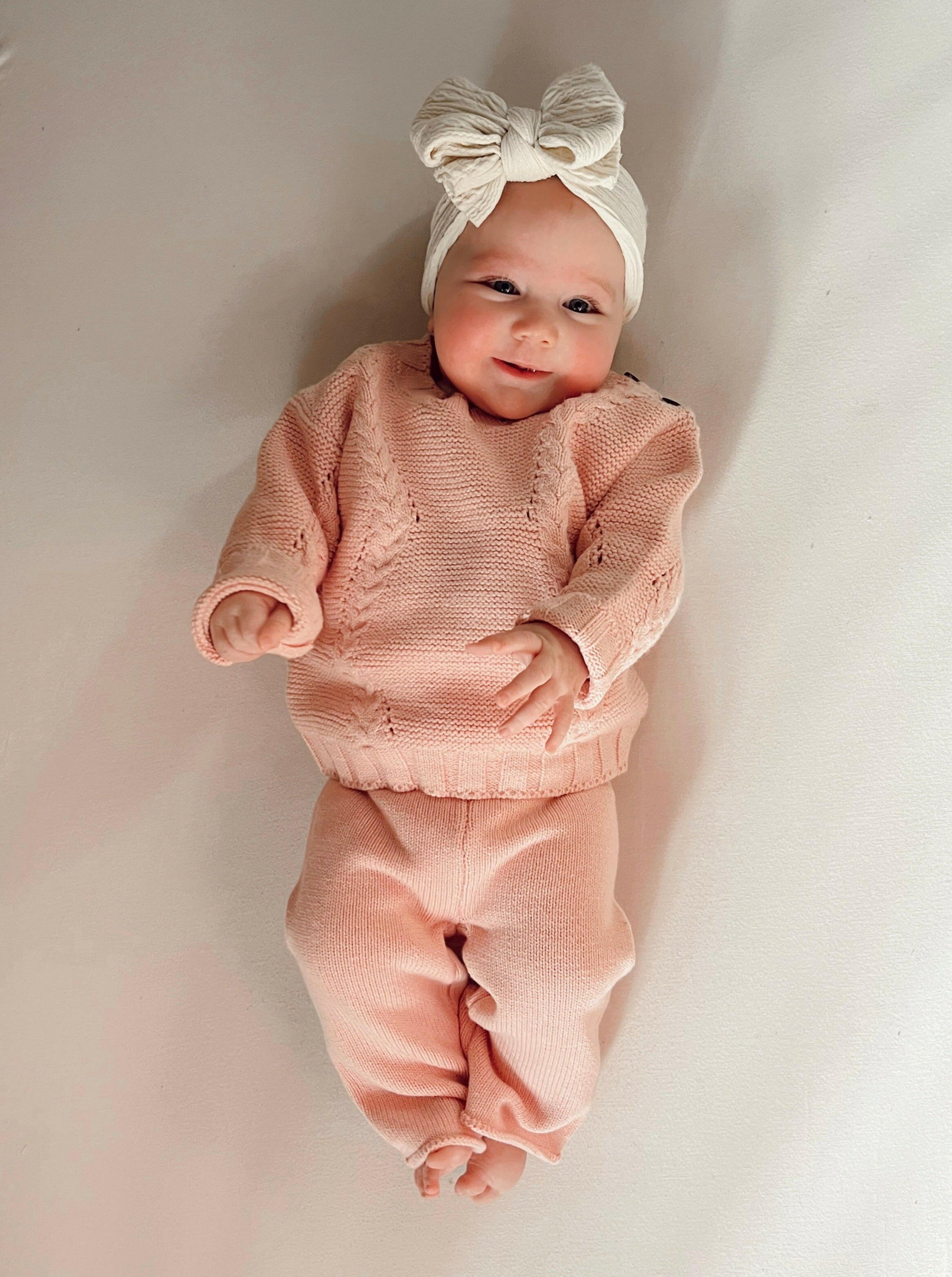 Luna + Luca Chunky Knit Sweater - Pink Luna + Luca