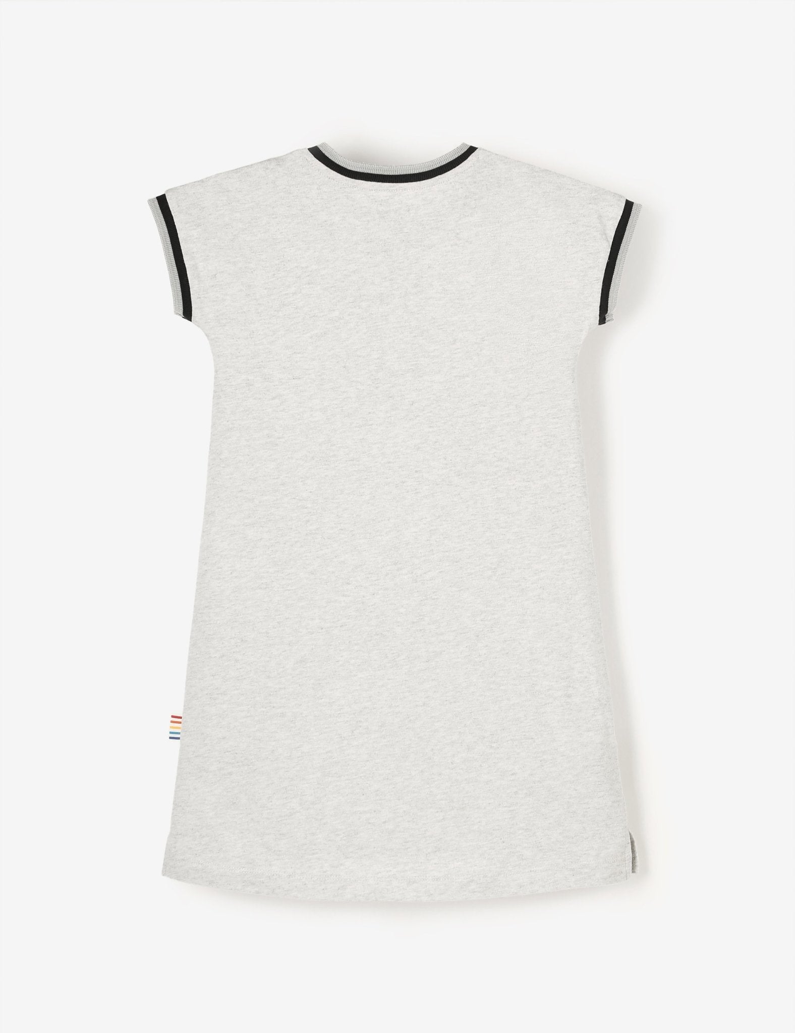 Organic Cap Sleeve Dress - Panama Puffin