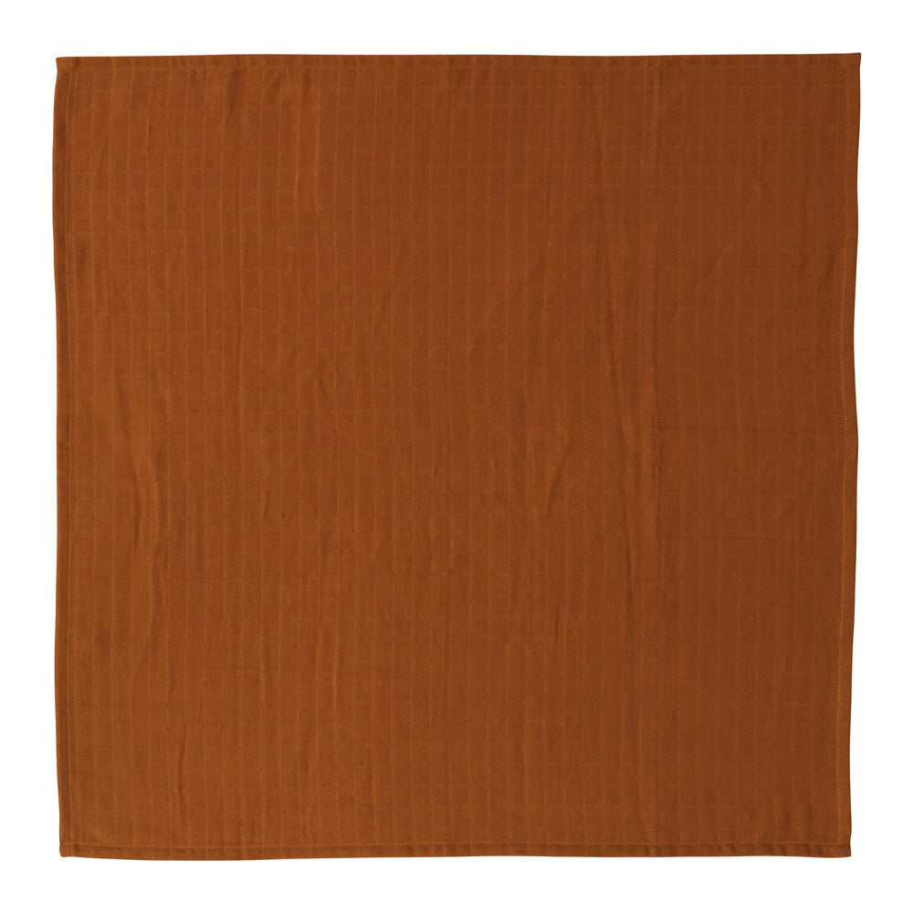 Muslin Square - Leopard - 3 Pcs/Pack - Clay