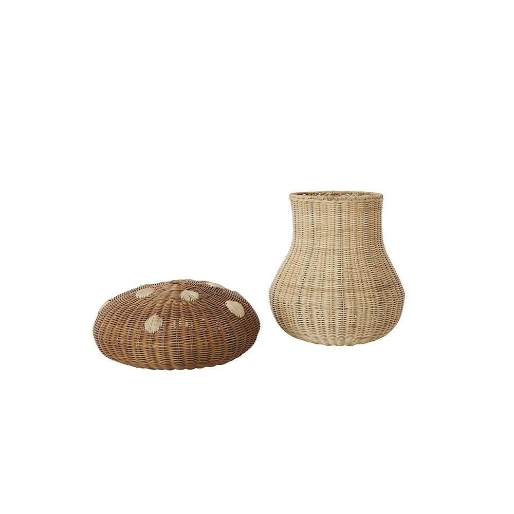Mushroom Basket - Nature OYOY