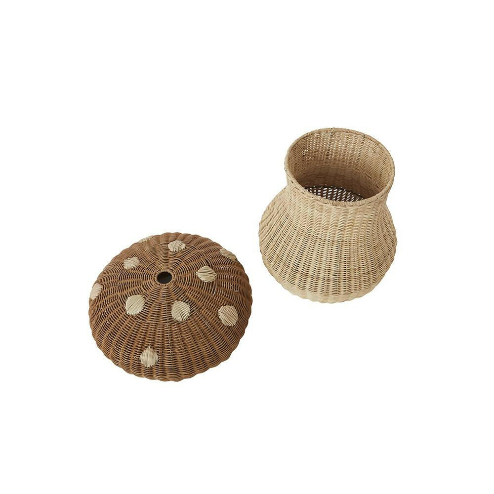 Mushroom Basket - Nature OYOY