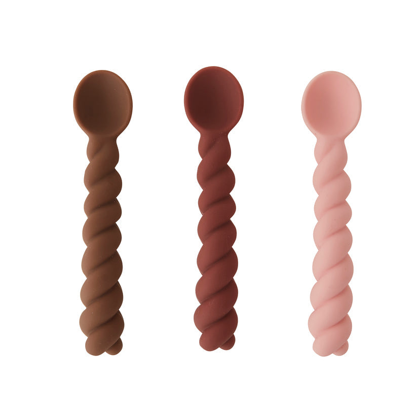 Mellow - Spoon - Pack of 3 - Nutmeg / Rose / Choko