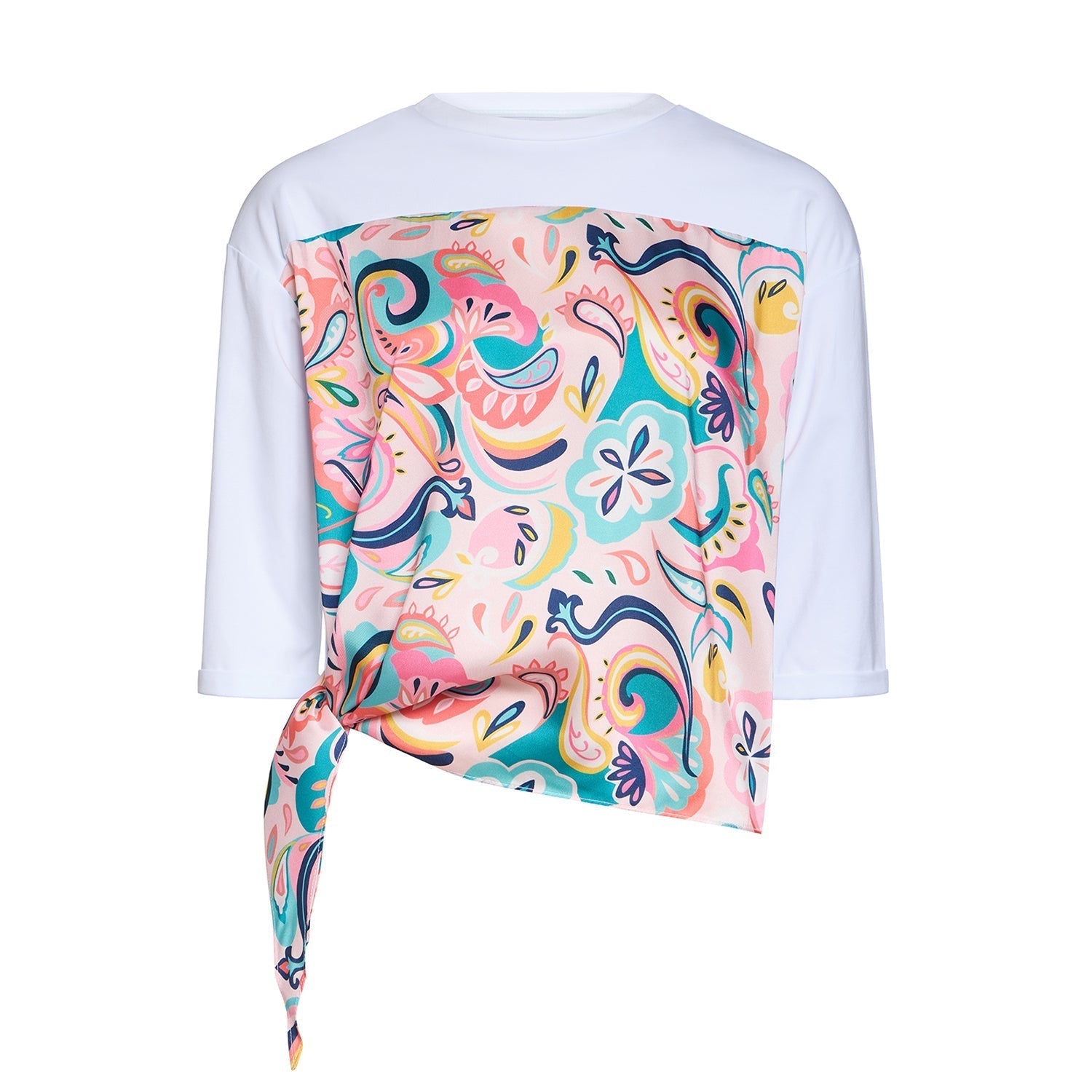 Sandra Top - White Paisley