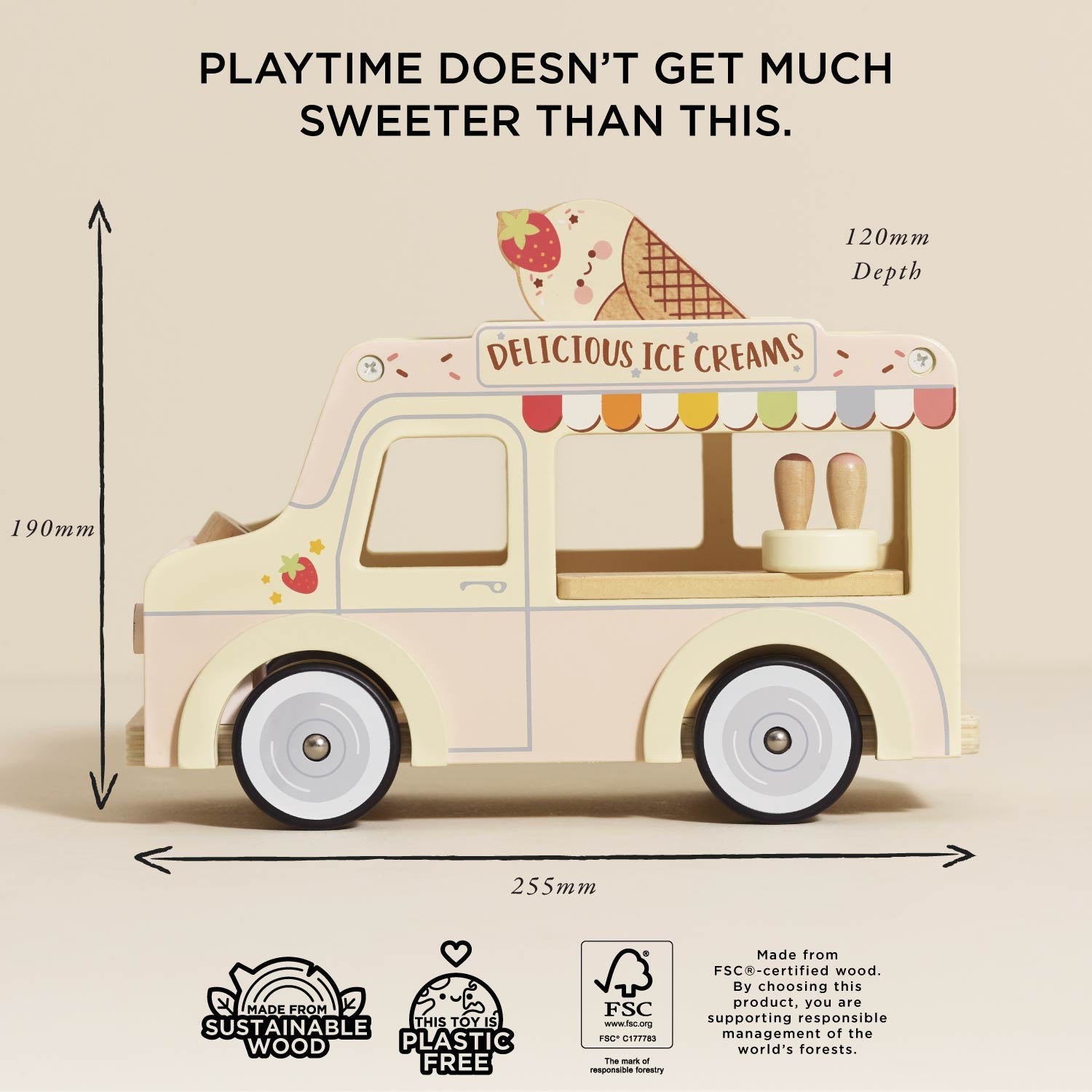 Wooden Ice Cream Van