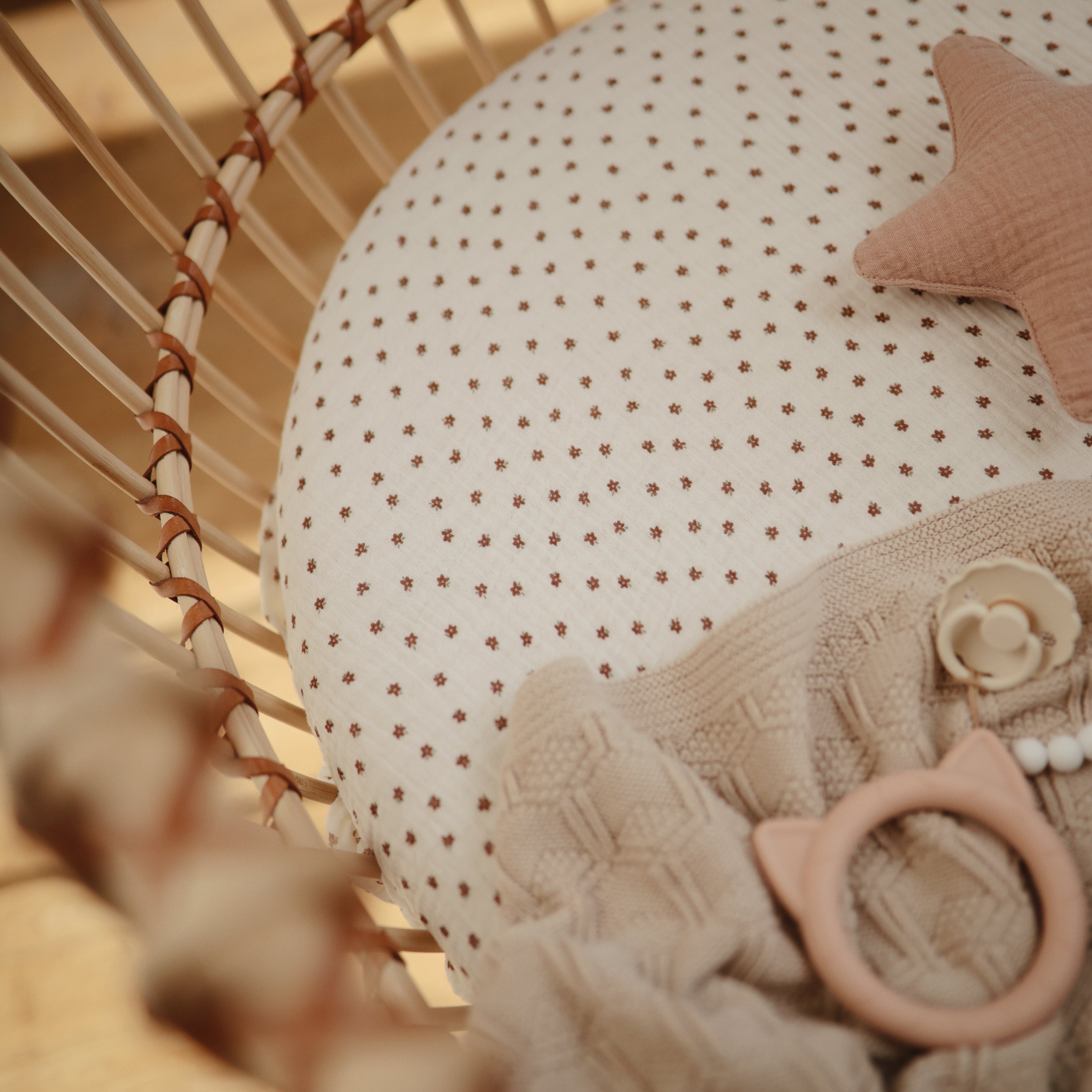 Extra Soft Bassinet Muslin Crib Sheet crib sheets Mushie