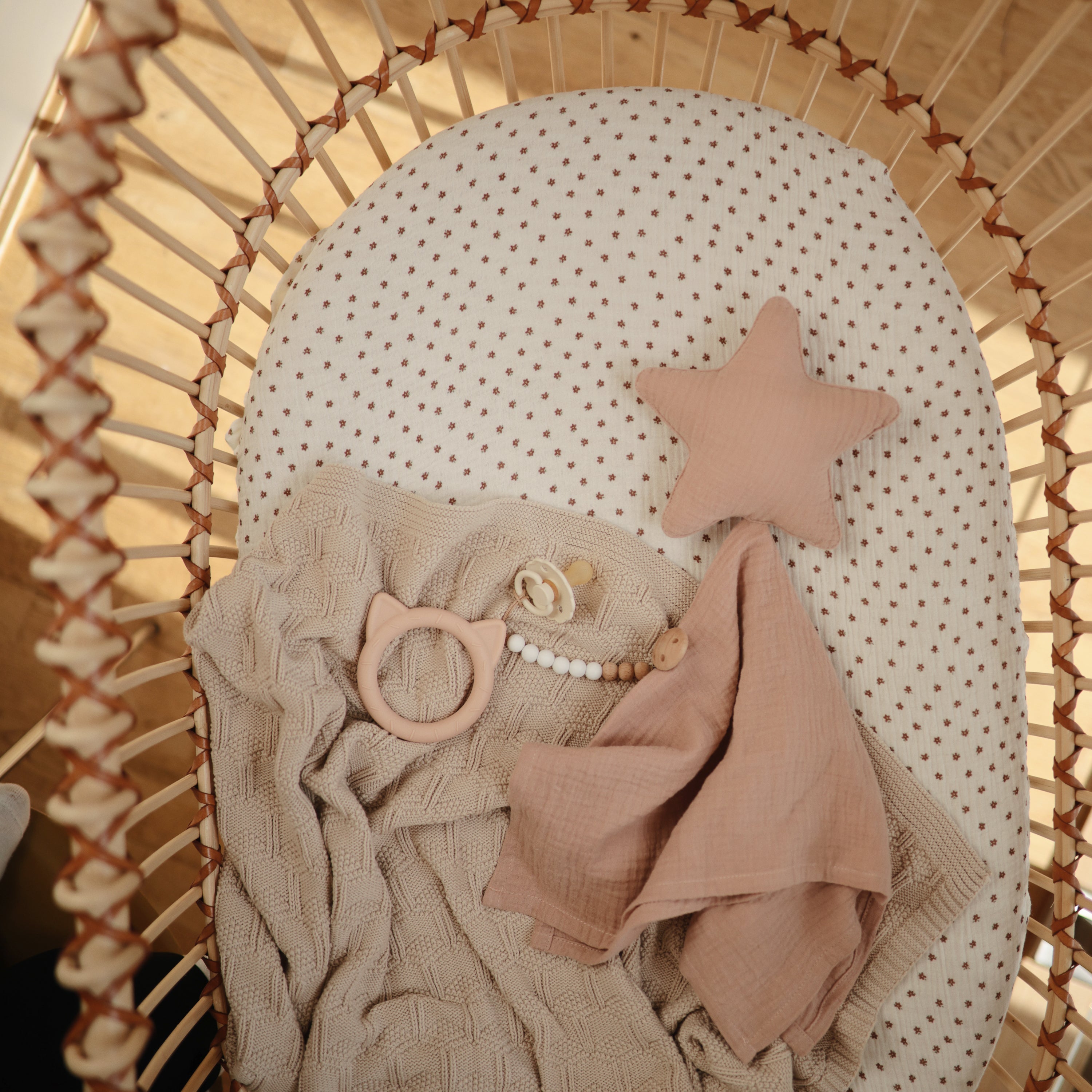 Extra Soft Bassinet Muslin Crib Sheet crib sheets Mushie