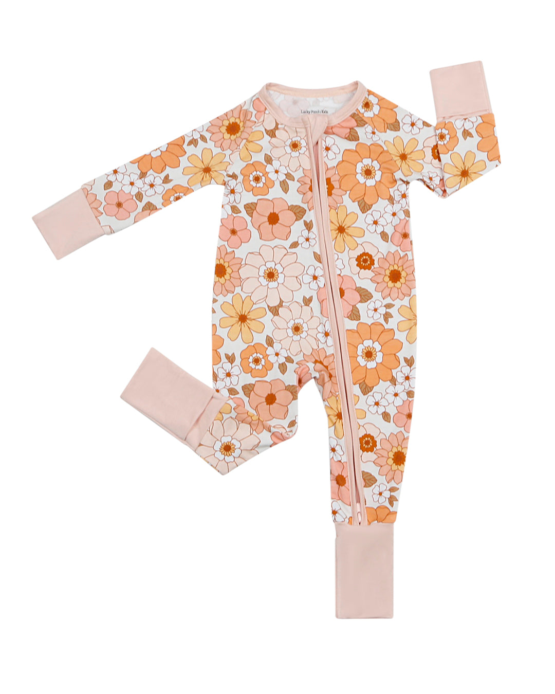Bamboo Zip Romper | Sweet Blossom