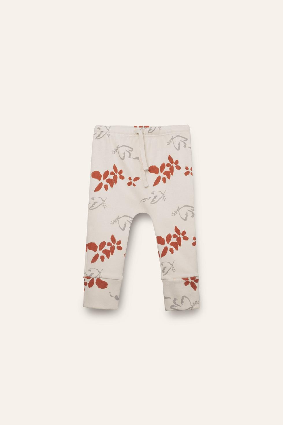 Organic Pima Cotton Baby Leggings - Peace