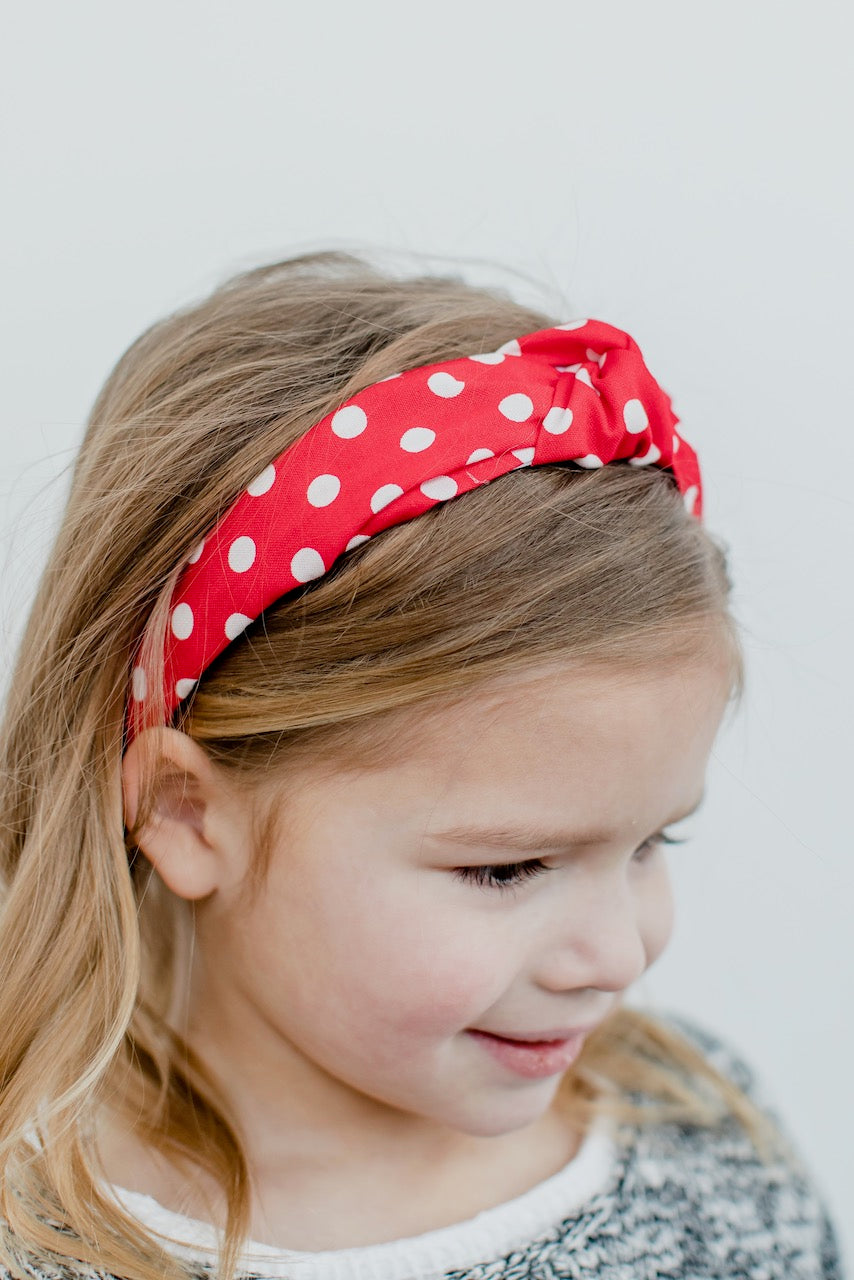 Minnie's Polka Dot | Knotted Headband