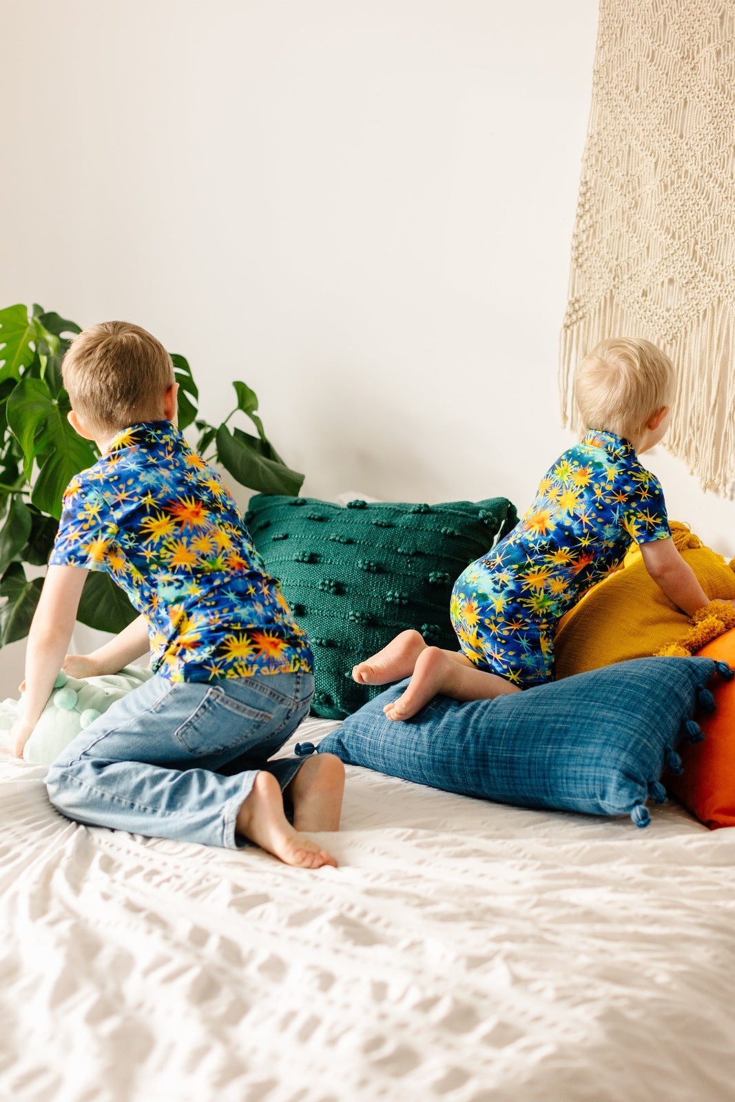 Starry Starry Night Polo Romper