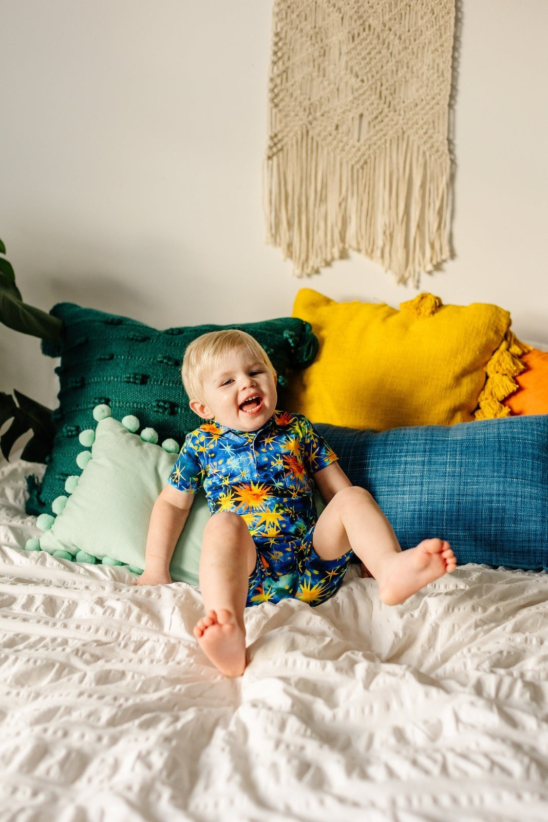 Starry Starry Night Polo Romper