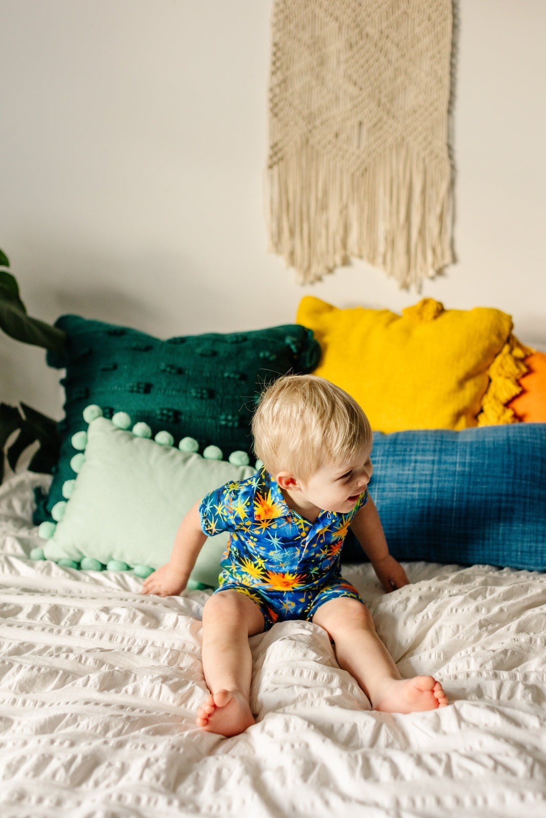 Starry Starry Night Polo Romper