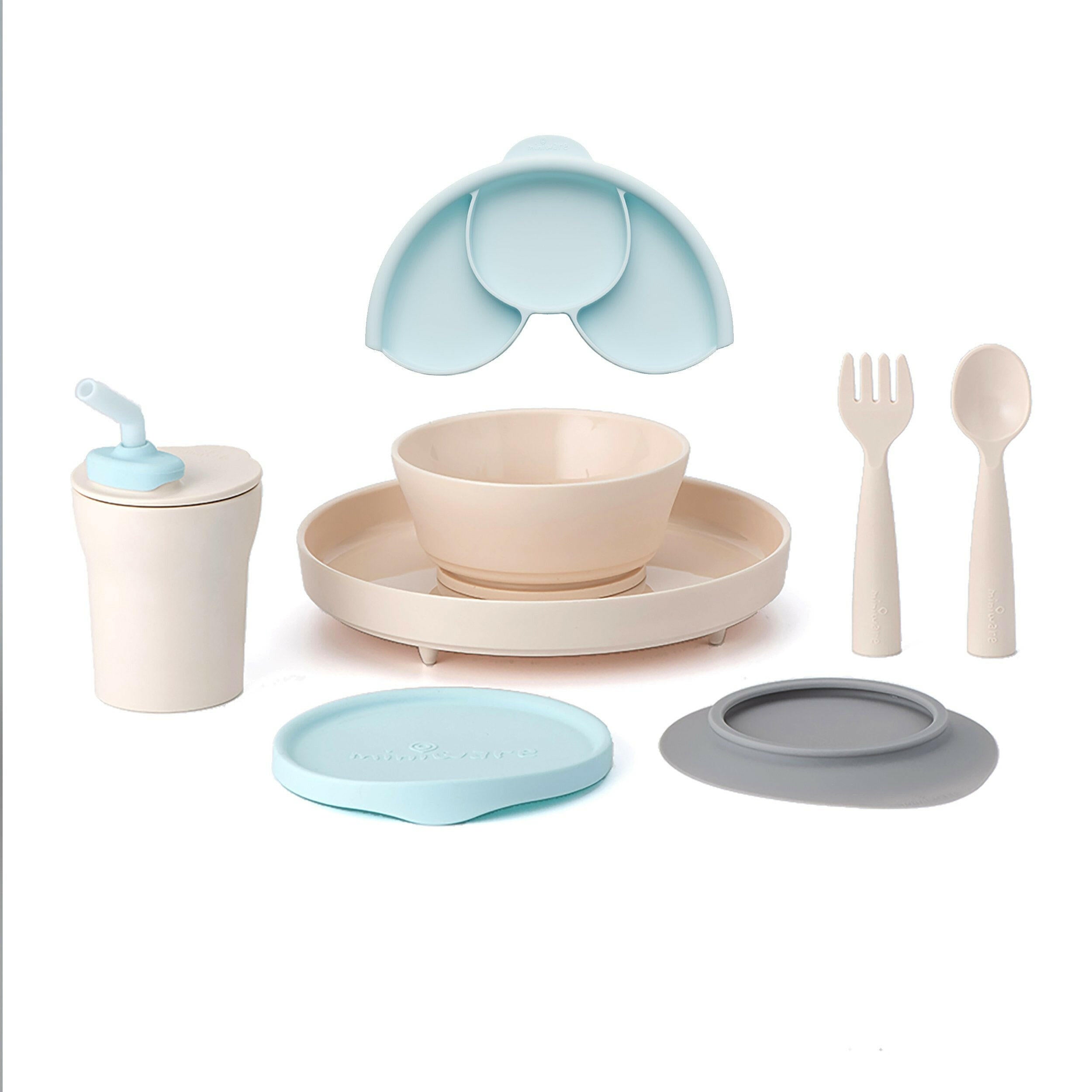Little Foodie Deluxe - Vanilla + Aqua  Miniware