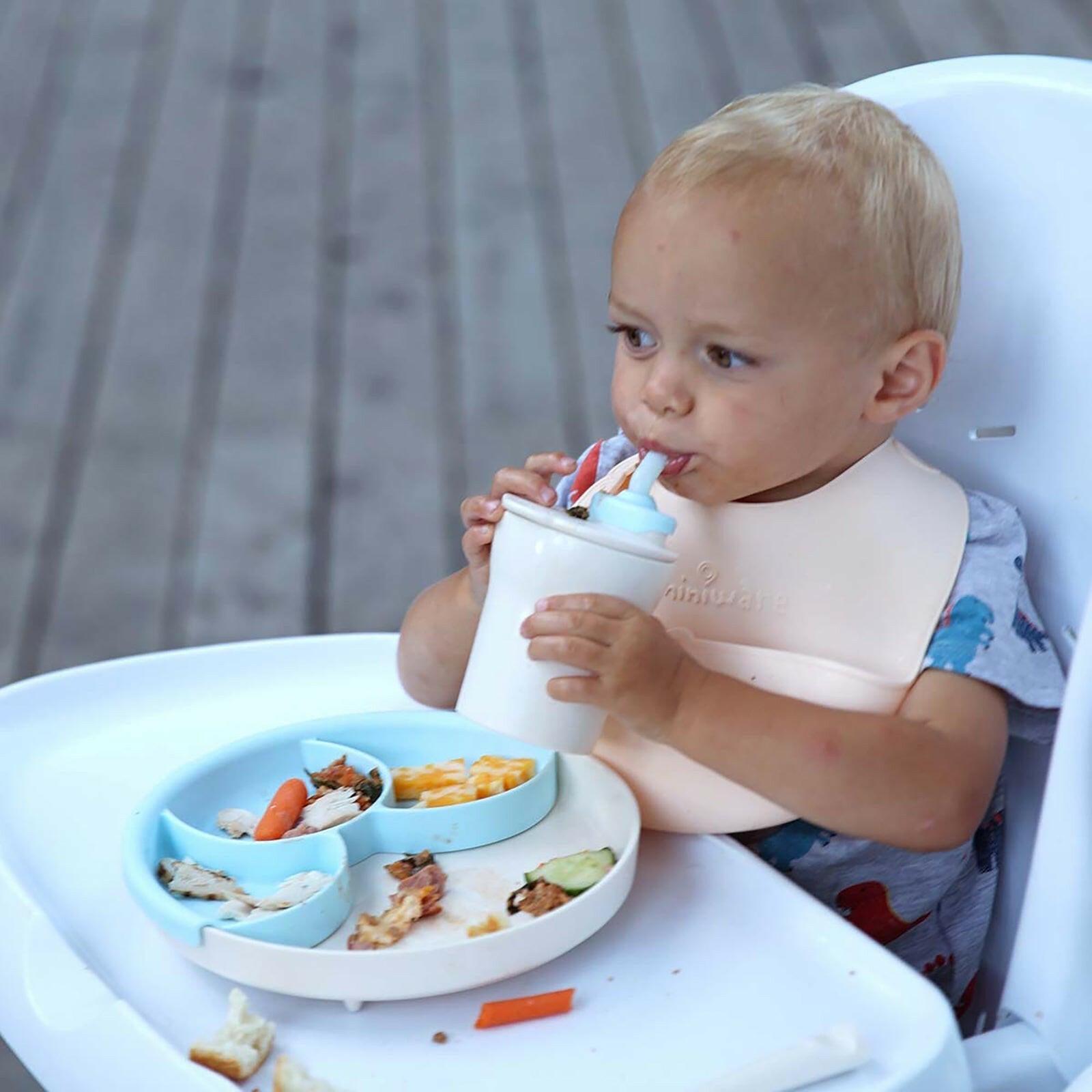 Little Foodie Deluxe - Vanilla + Aqua Miniware