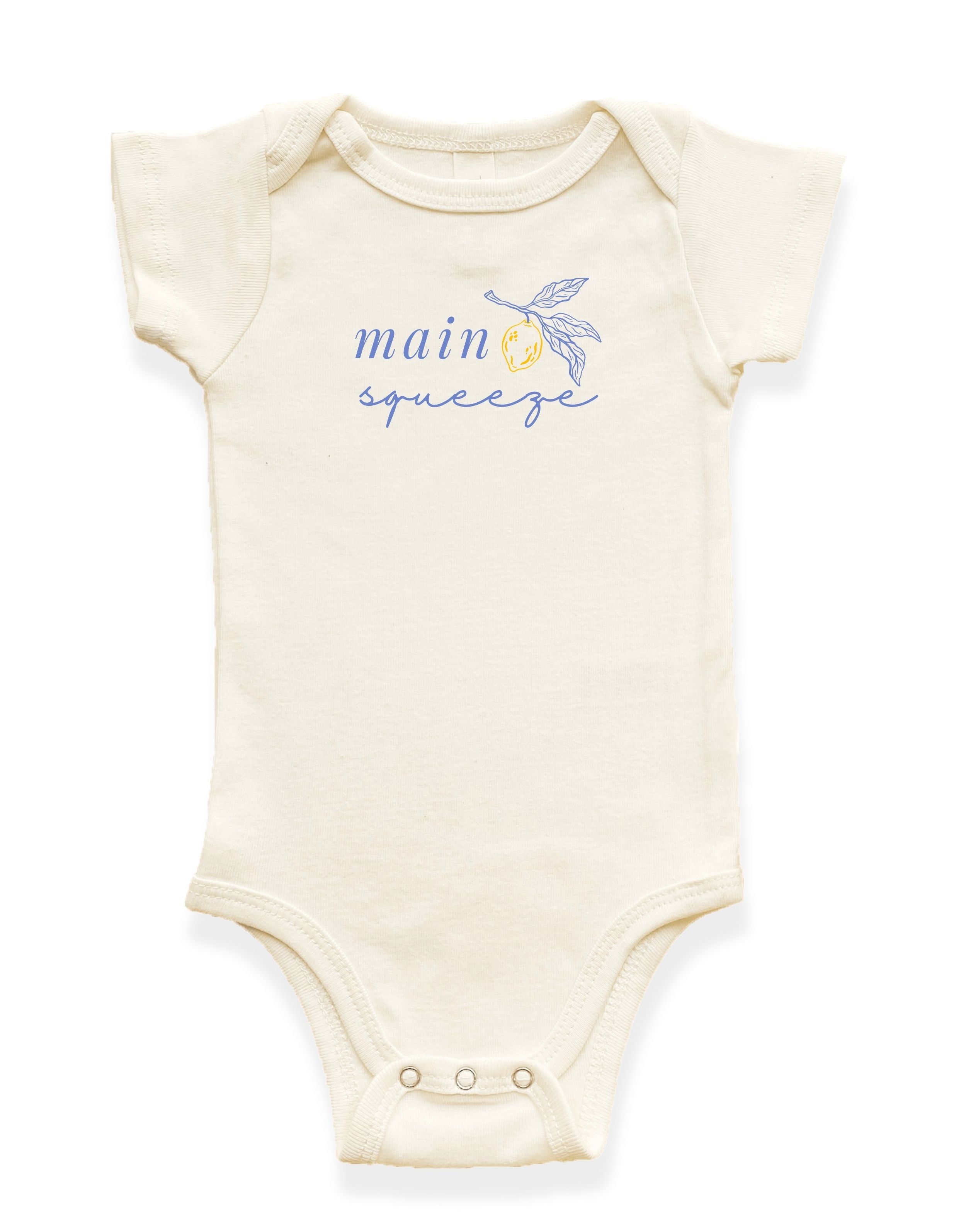 Main Squeeze Organic Cotton Baby Bodysuit