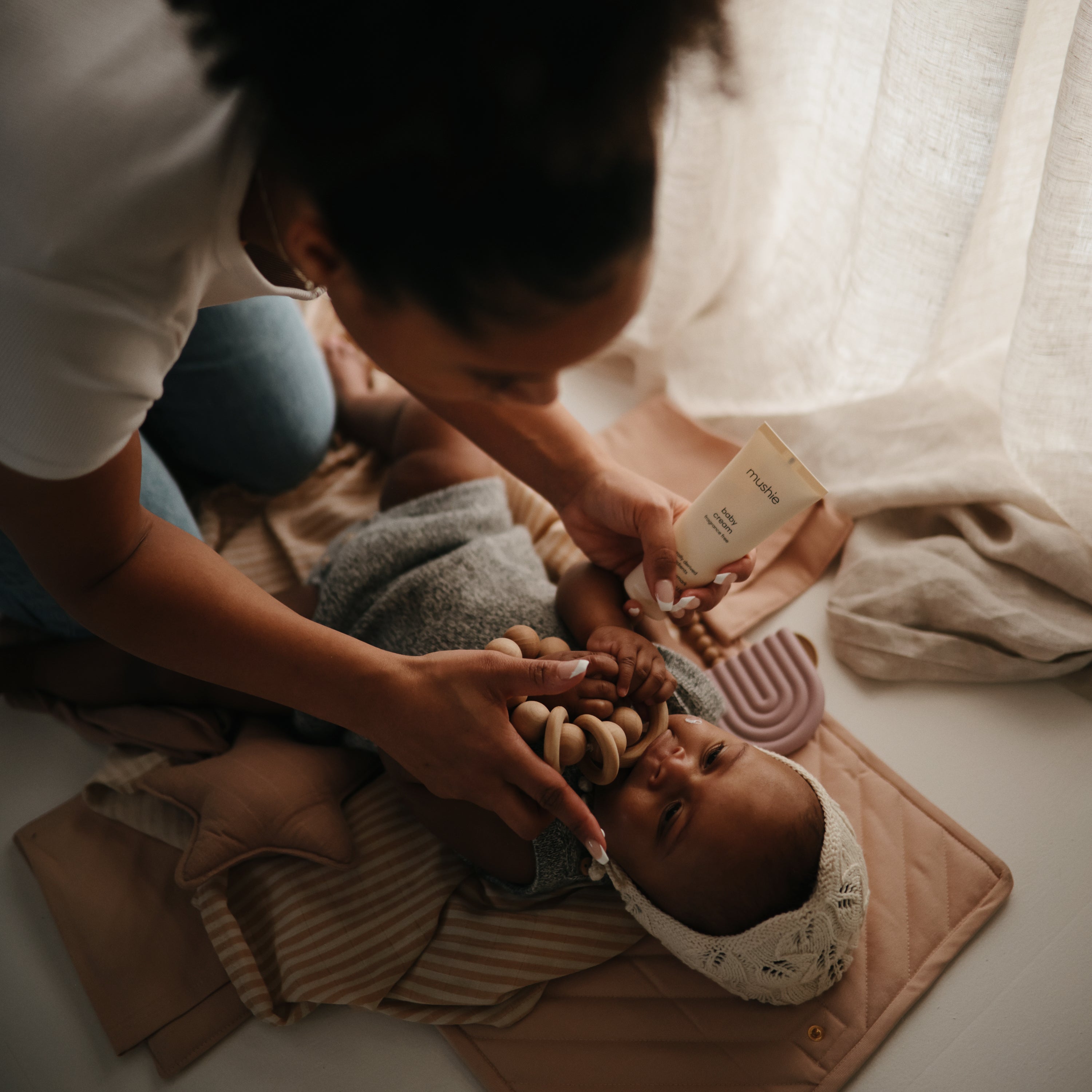 Star Lovey Blanket Blanket Mushie