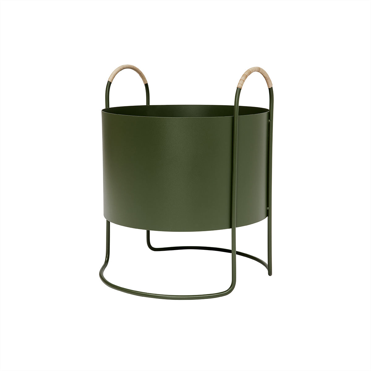Maki Plant Box - Low In Olive Pots & Planters OYOY