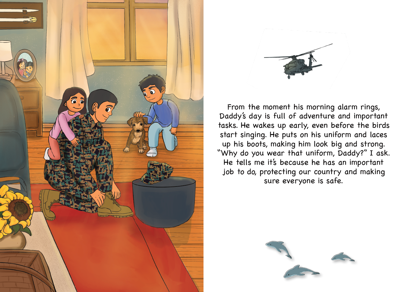 USMC Marine Children’s Book - My Daddy, My Marine by Matthew E. Miller