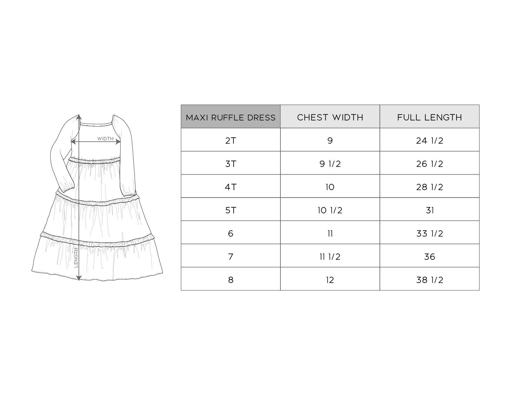 Girl's Long Sleeve Maxi Dress