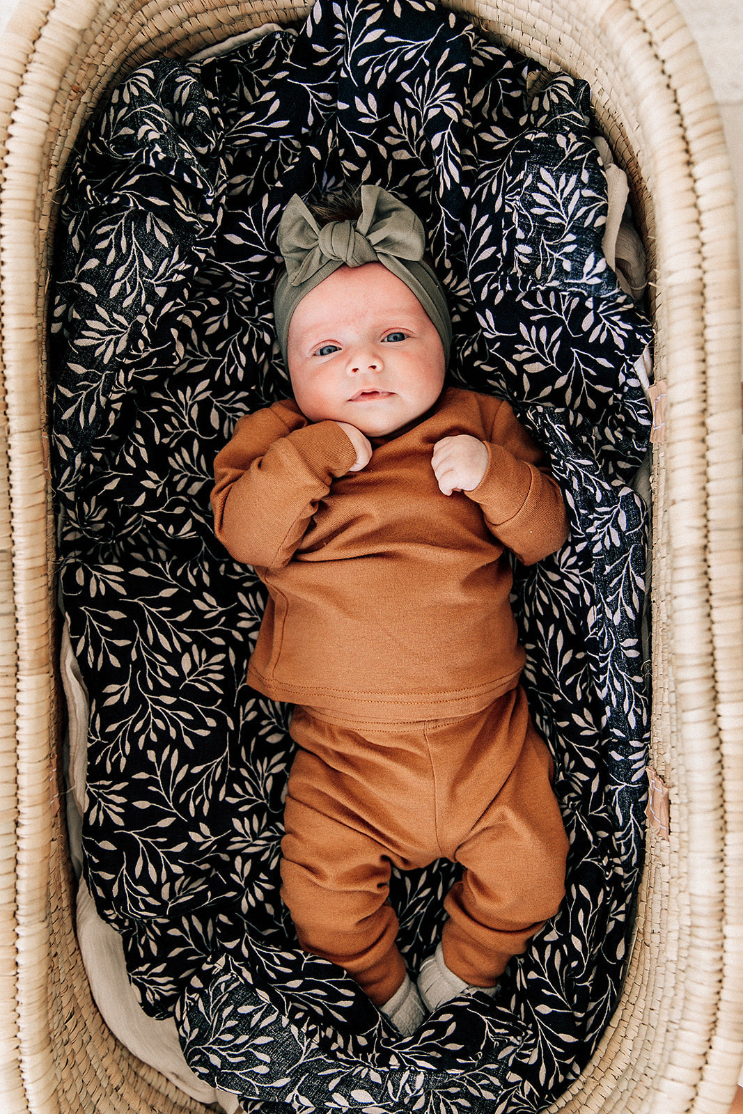 Olive Bamboo Head Wrap Mebie Baby
