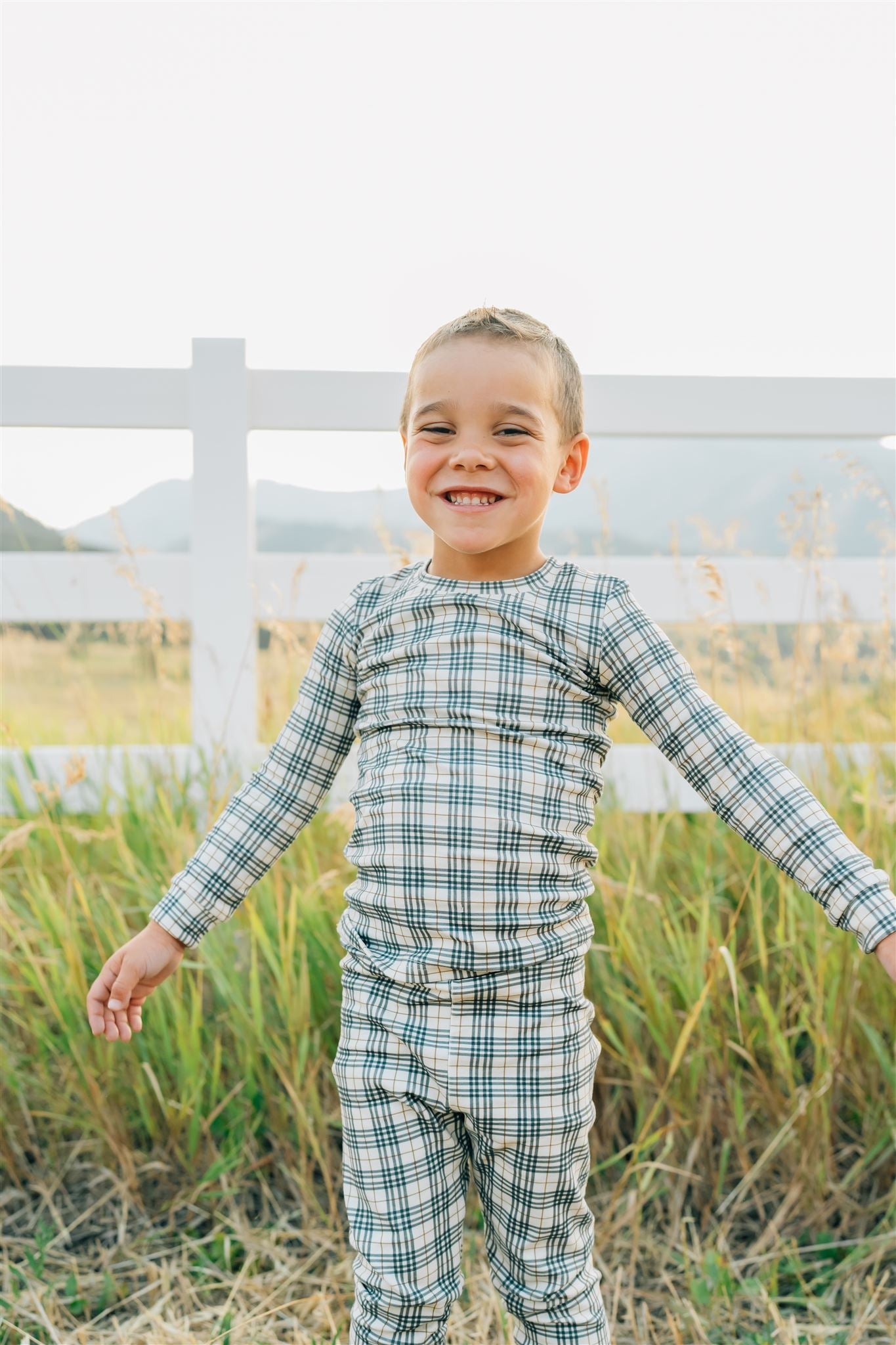 Plaid Cozy Set Mebie Baby