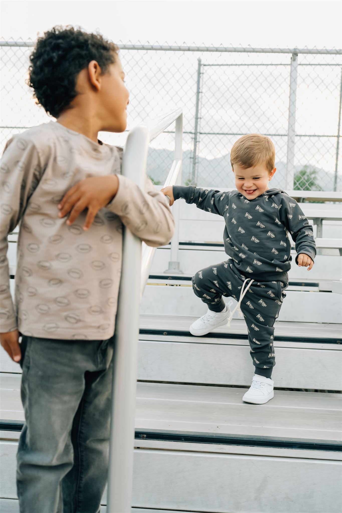 Go Team Hooded French Terry Set Mebie Baby