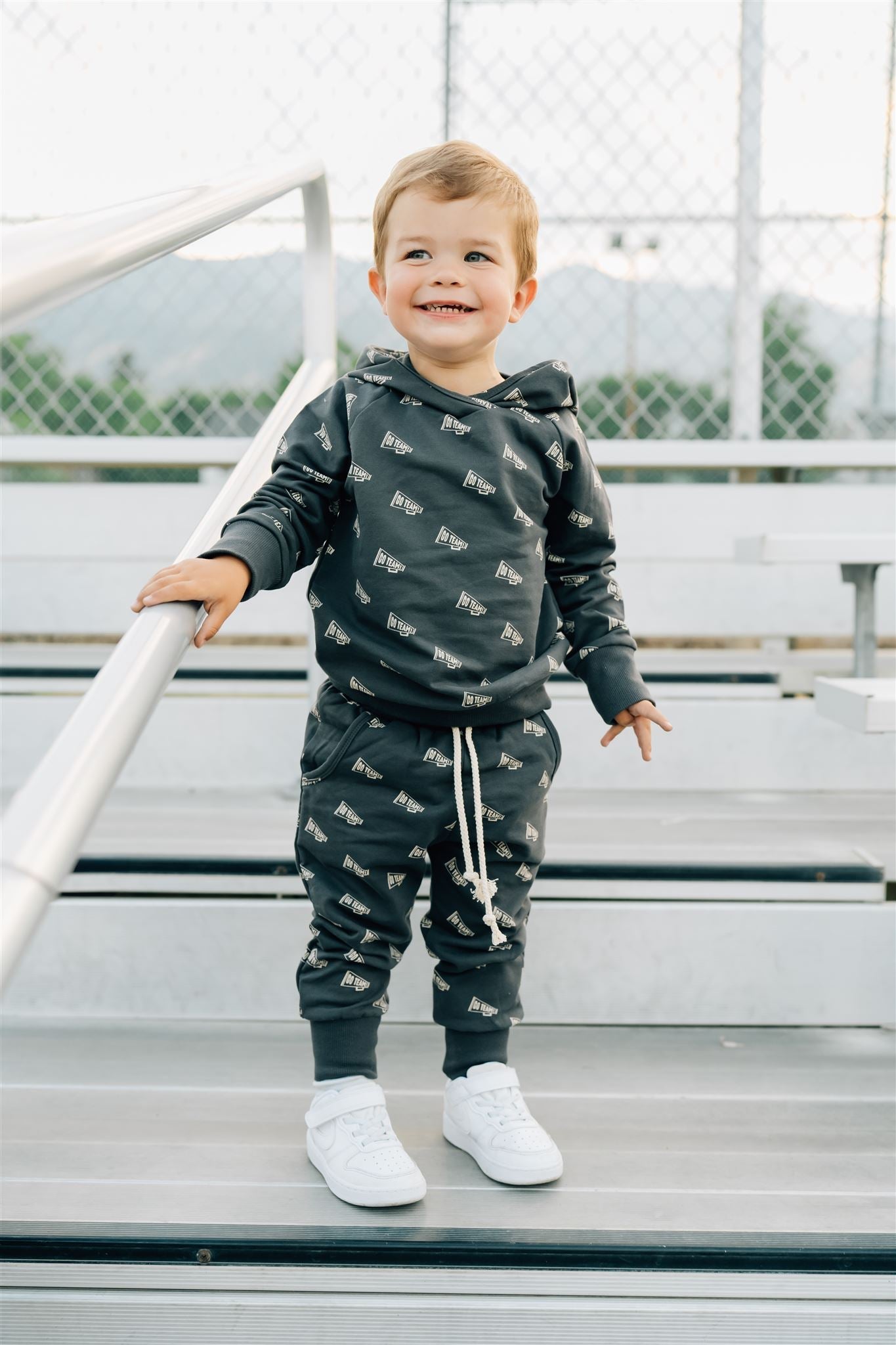 Go Team Hooded French Terry Set Mebie Baby