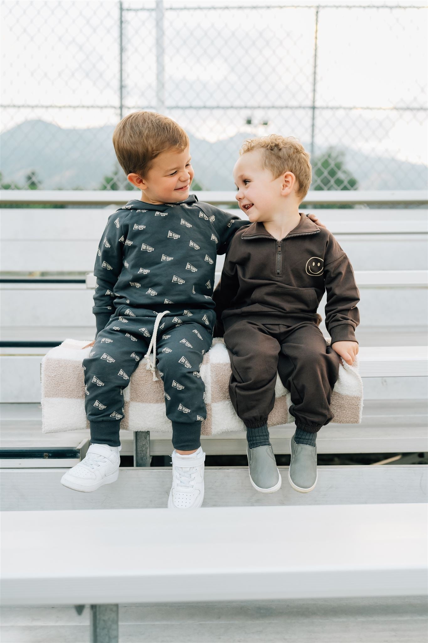 Go Team Hooded French Terry Set Mebie Baby