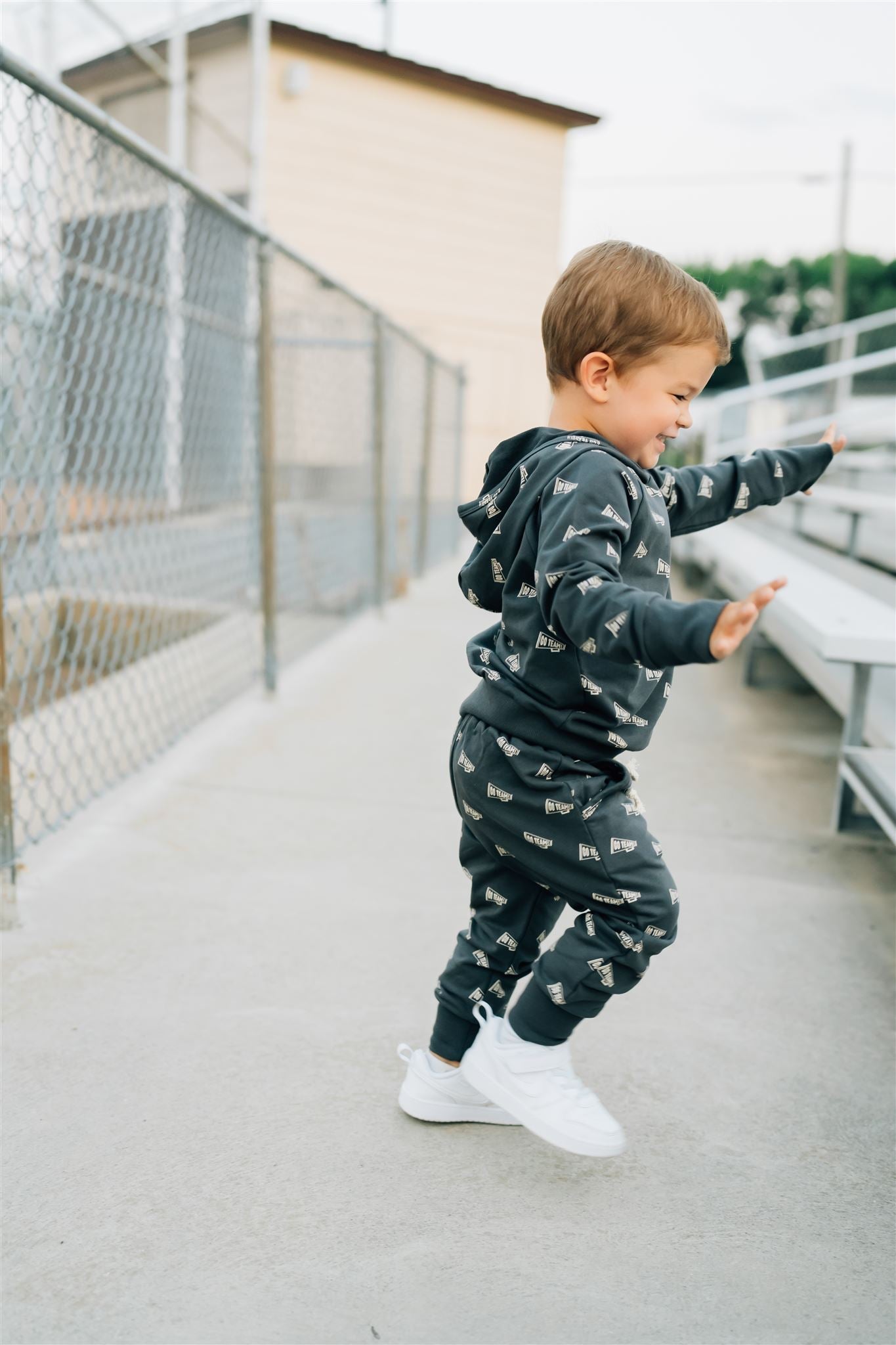 Go Team Hooded French Terry Set Mebie Baby