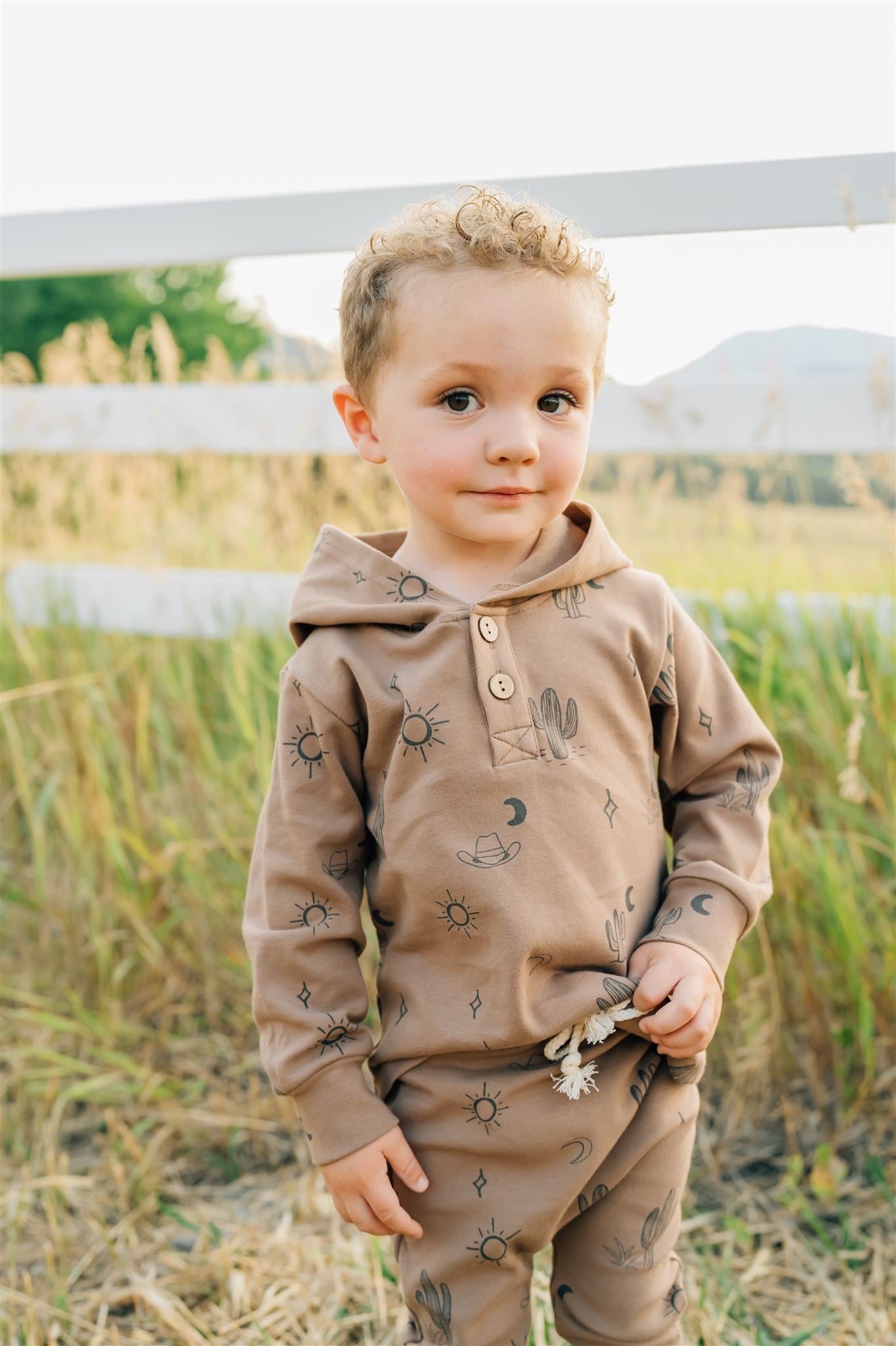 Western Hooded Set Mebie Baby