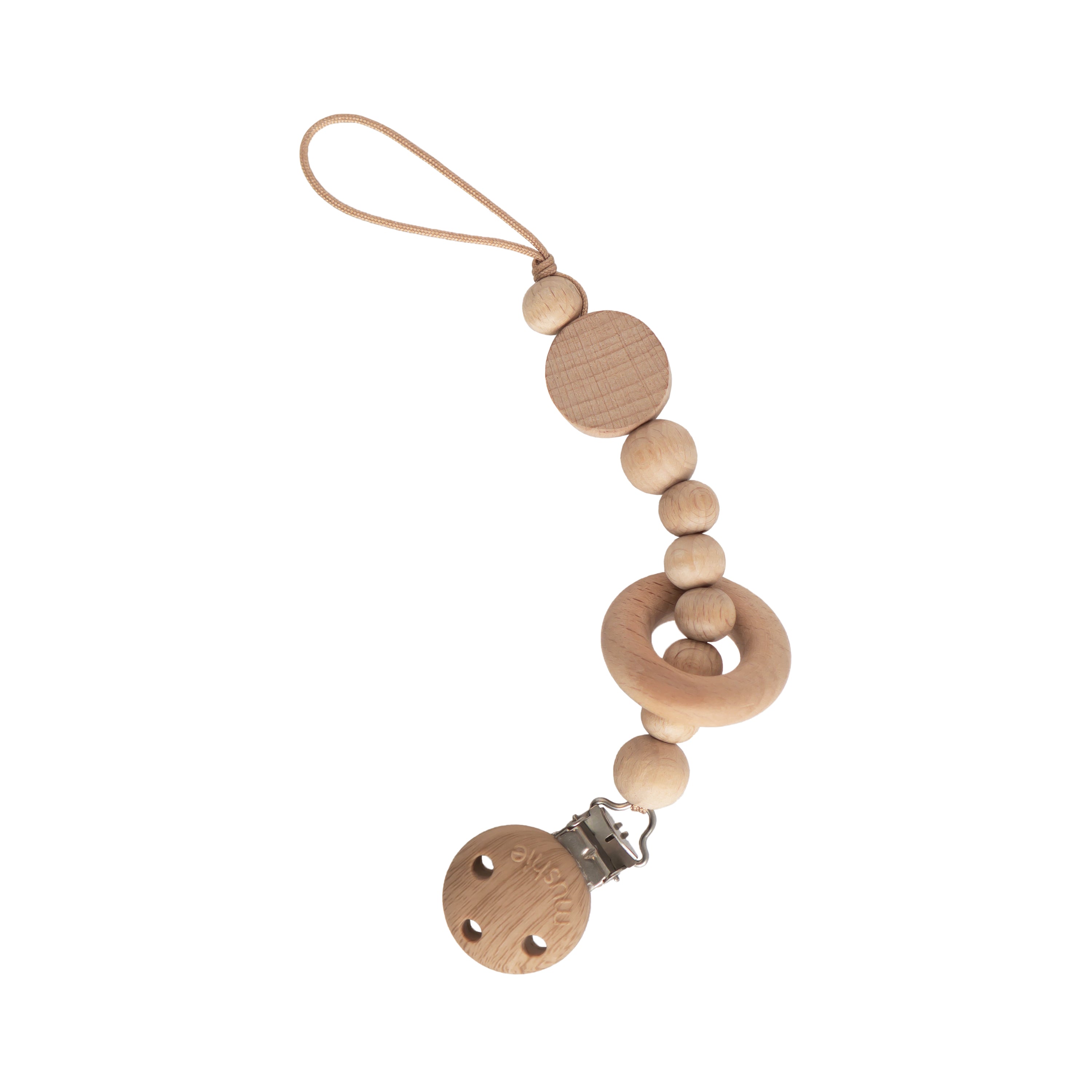 Silicone Pacifier Clip | Mila Pacifier Clip Mushie