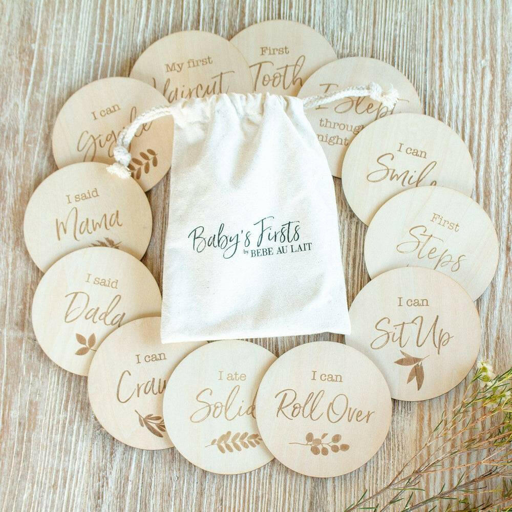 Baby's Firsts Milestone Moments Set Milestone Moments Bebe au Lait