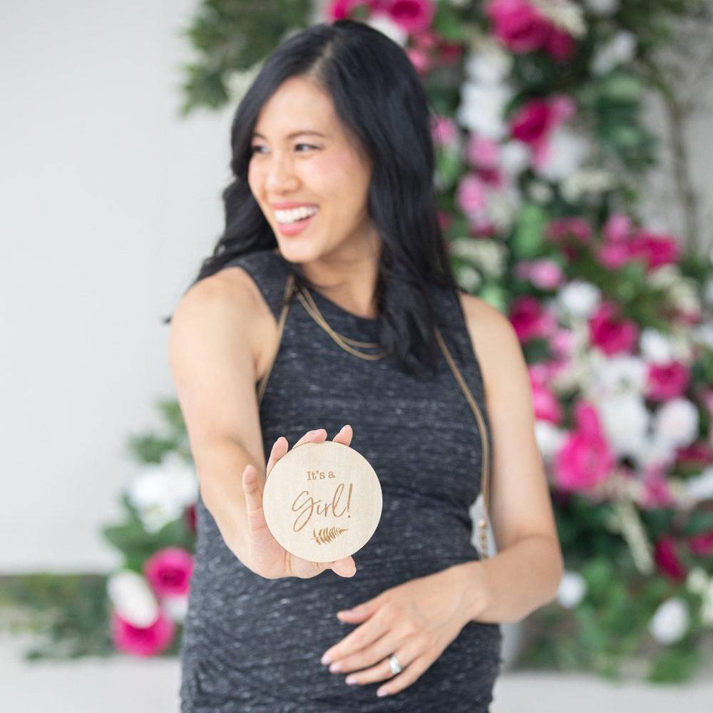 It's A Girl Milestone Moments Disc Milestone Moments Bebe au Lait