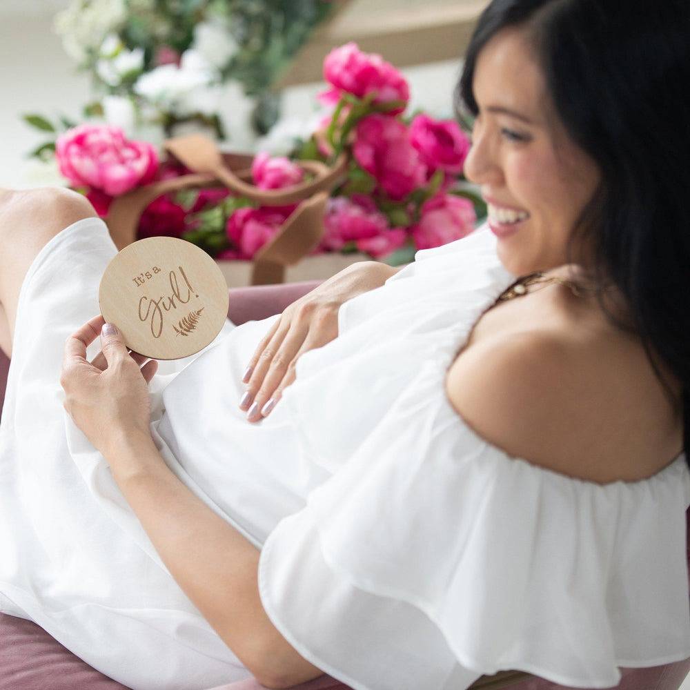 It's A Girl Milestone Moments Disc Milestone Moments Bebe au Lait