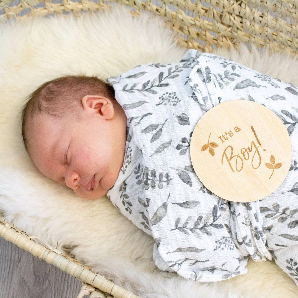 It's A Boy Milestone Moments Disc Milestone Moments Bebe au Lait