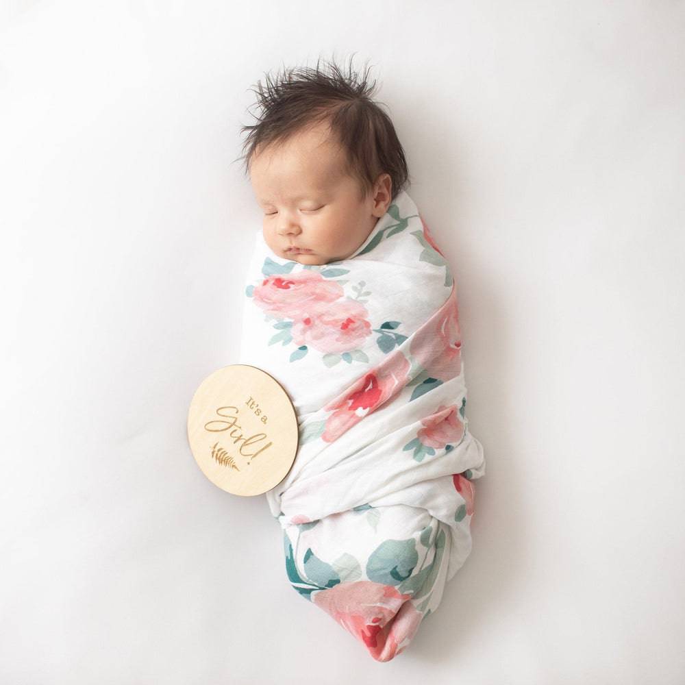 It's A Girl Milestone Moments Disc Milestone Moments Bebe au Lait