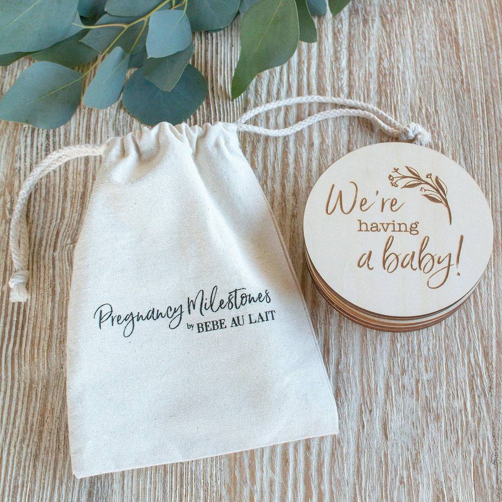 Pregnancy Milestone Moments Set Milestone Moments Bebe au Lait
