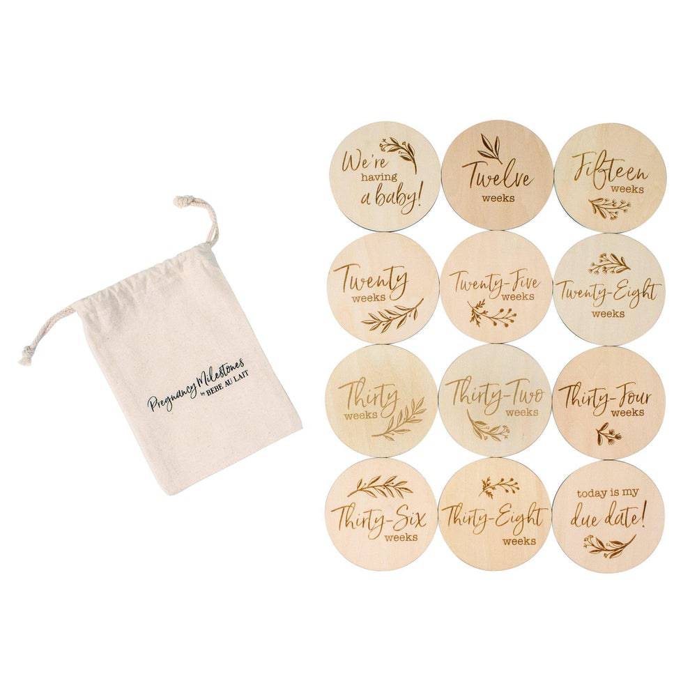Pregnancy Milestone Moments Set Milestone Moments Bebe au Lait