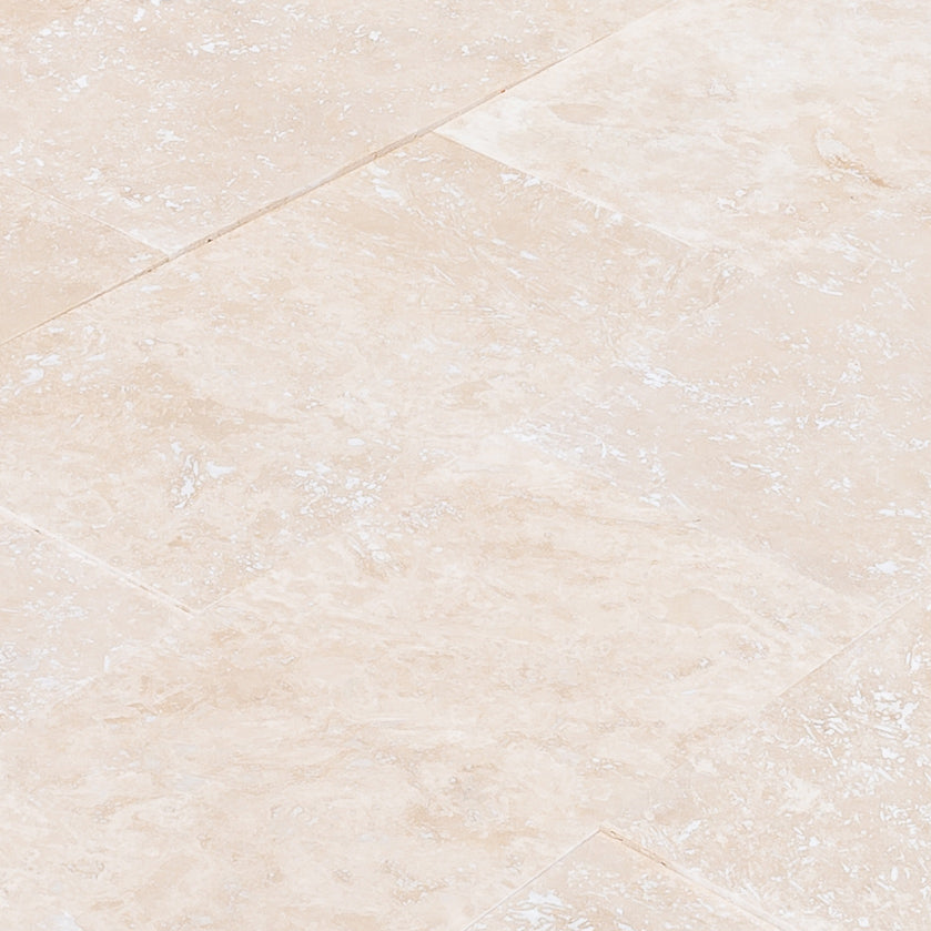 Miletos Ivory Travertine Tiles Honed and Filled Floor and Wall Tile - Belair Collection
