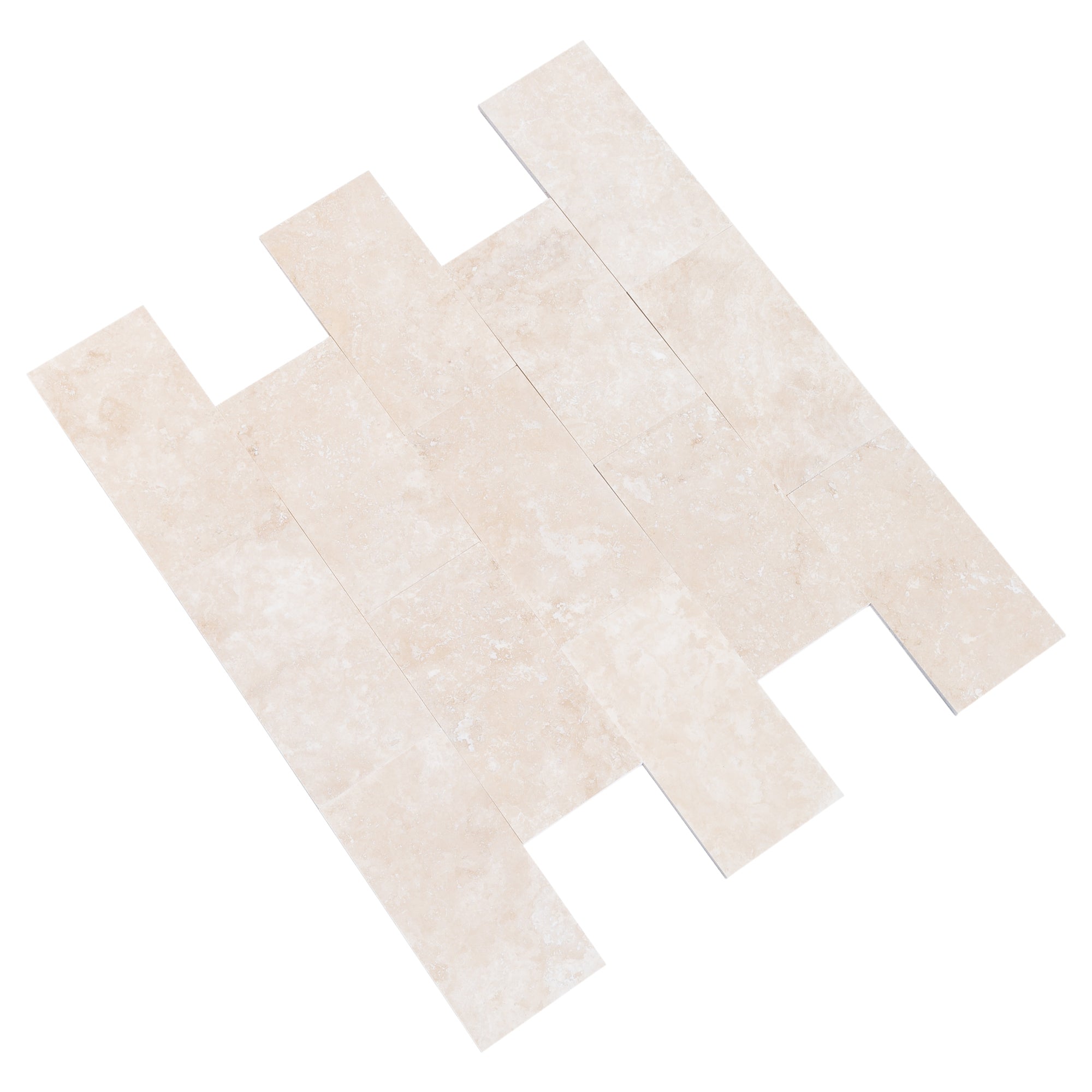 Miletos Ivory Travertine Tiles Honed and Filled Floor and Wall Tile - Belair Collection