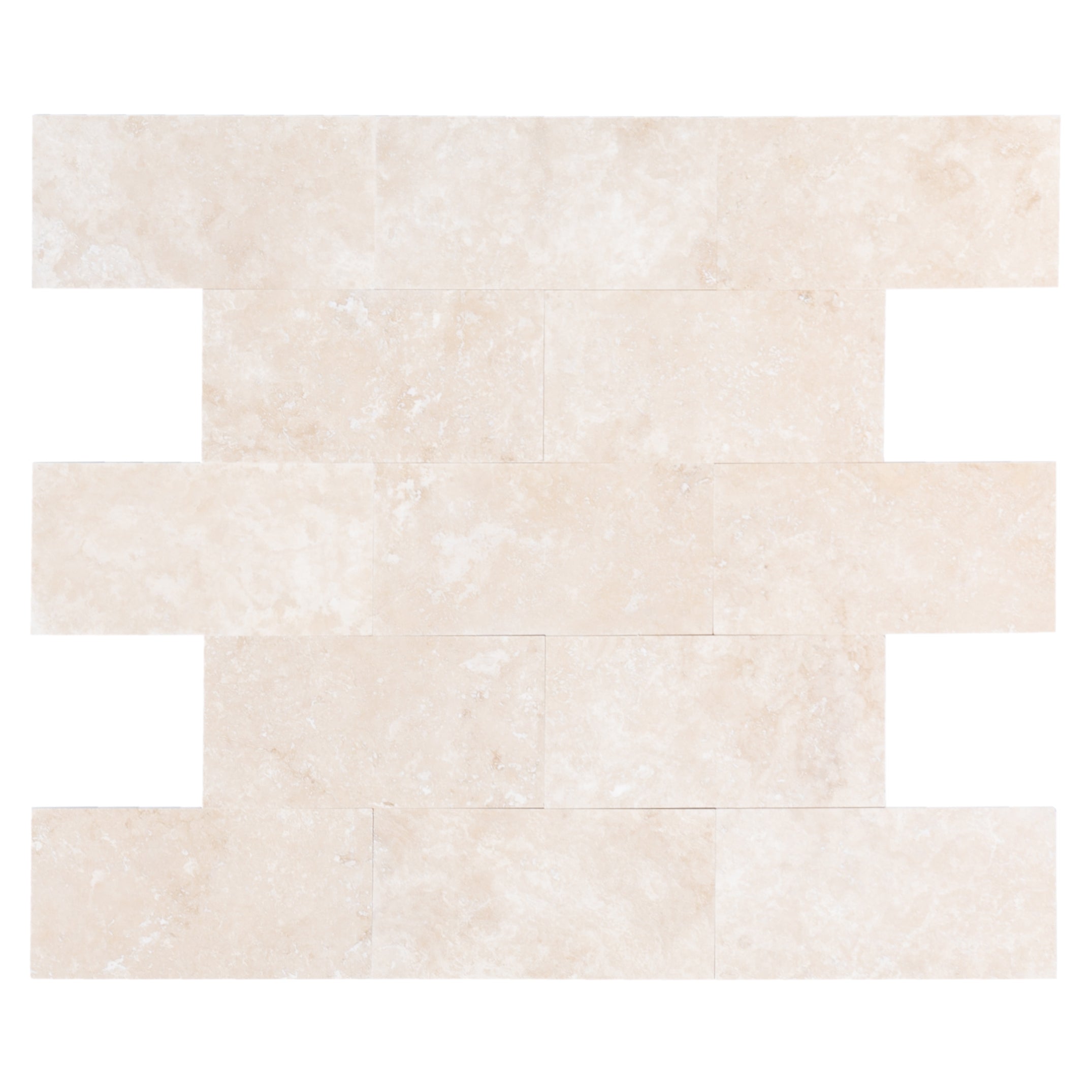 Miletos Ivory Travertine Tiles Honed and Filled Floor and Wall Tile - Belair Collection