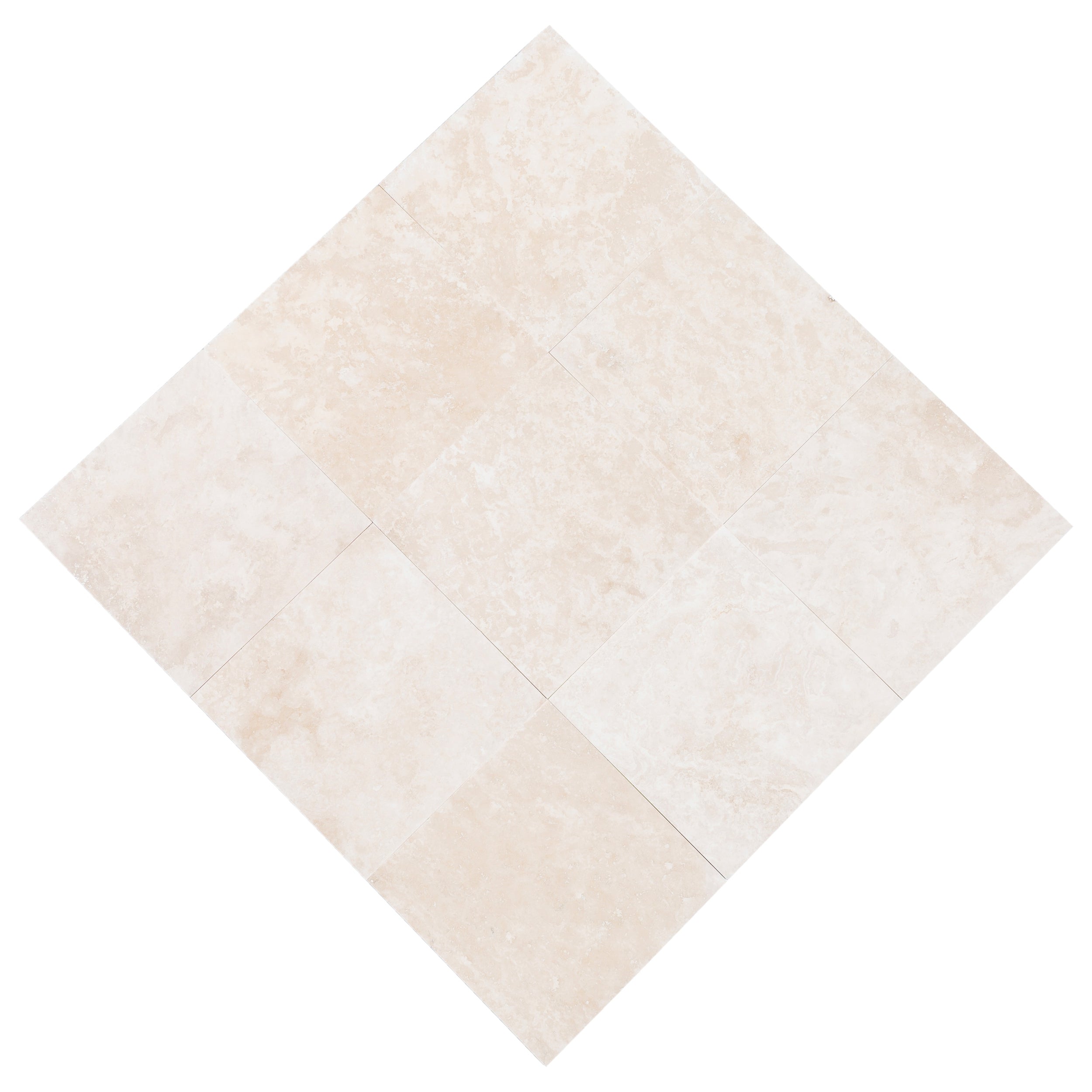 Miletos Ivory Travertine Tiles Honed and Filled Floor and Wall Tile - Belair Collection