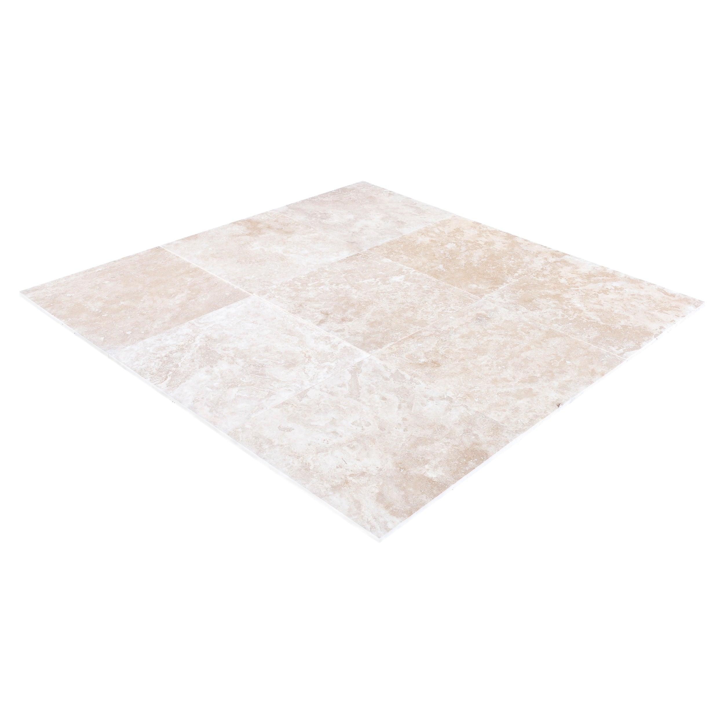 Miletos Ivory Travertine Tiles Honed and Filled Floor and Wall Tile - Belair Collection