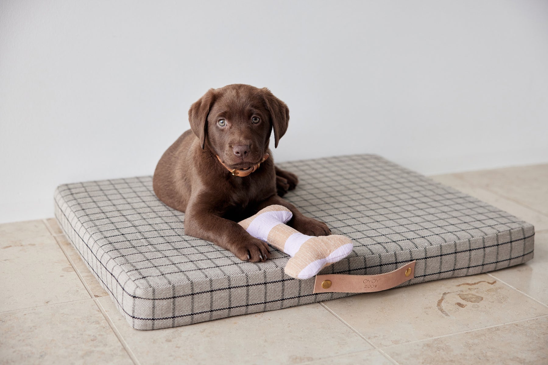Milo Grid Dog Cushion