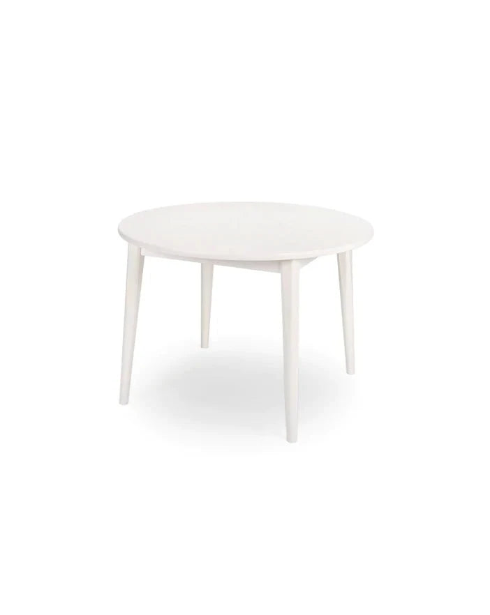 Crescent Table - Round Furniture Milton & Goose White
